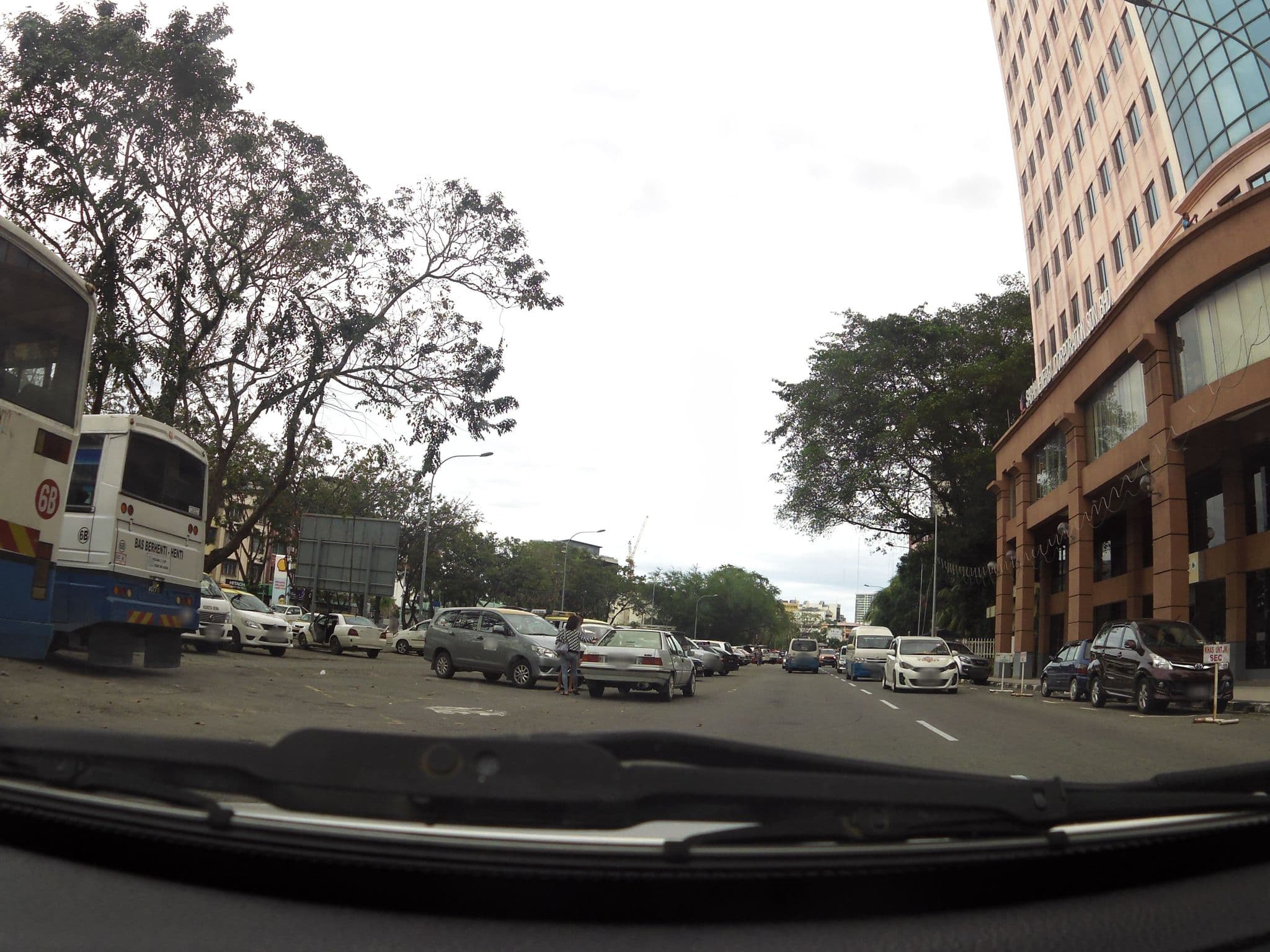 Street view near Sakot Backpackers, Kota Kinabalu — © skillsy (CC BY-SA · Mapillary)