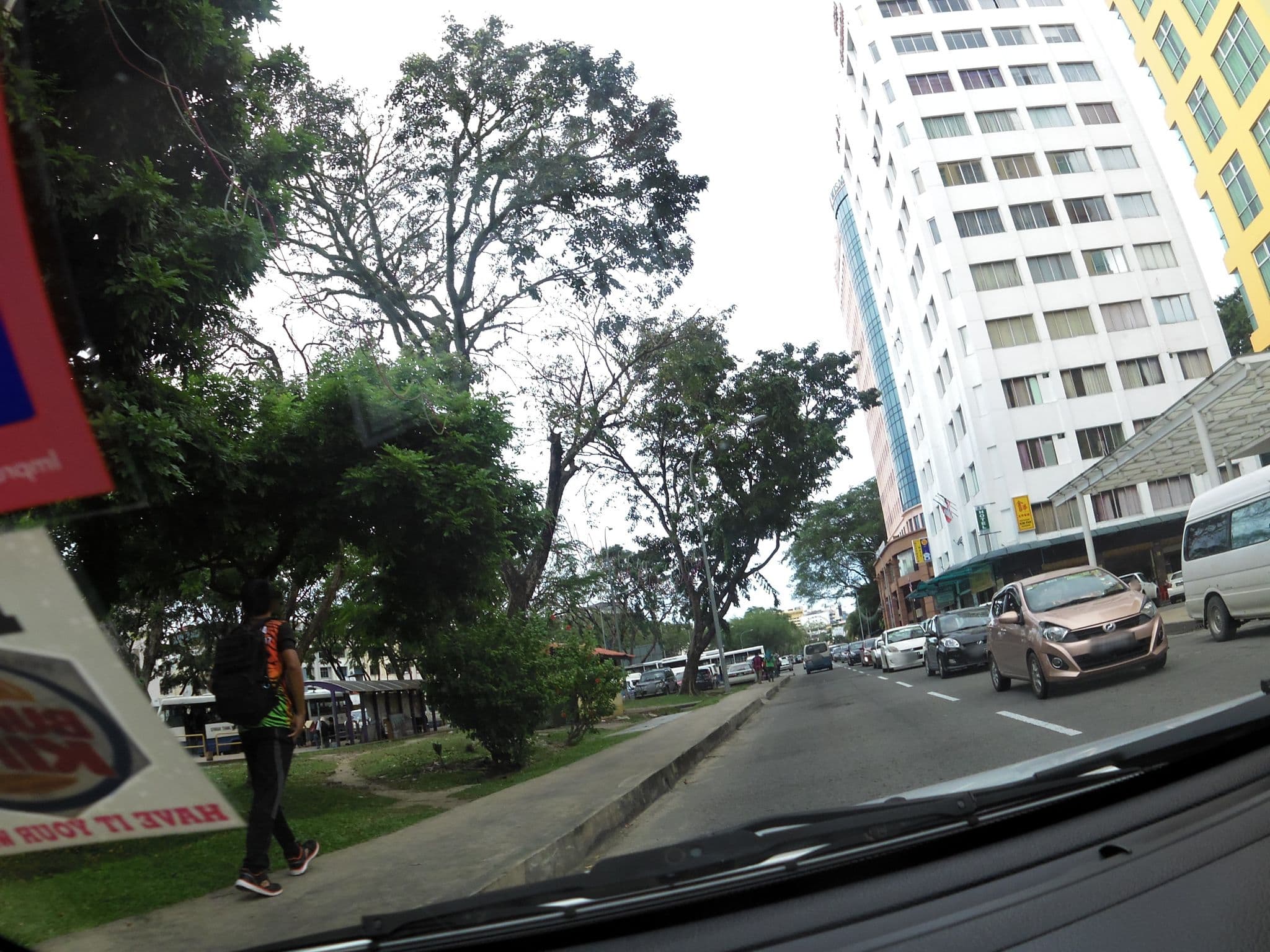 Street view near Halo Hostel, Kota Kinabalu — © skillsy (CC BY-SA · Mapillary)