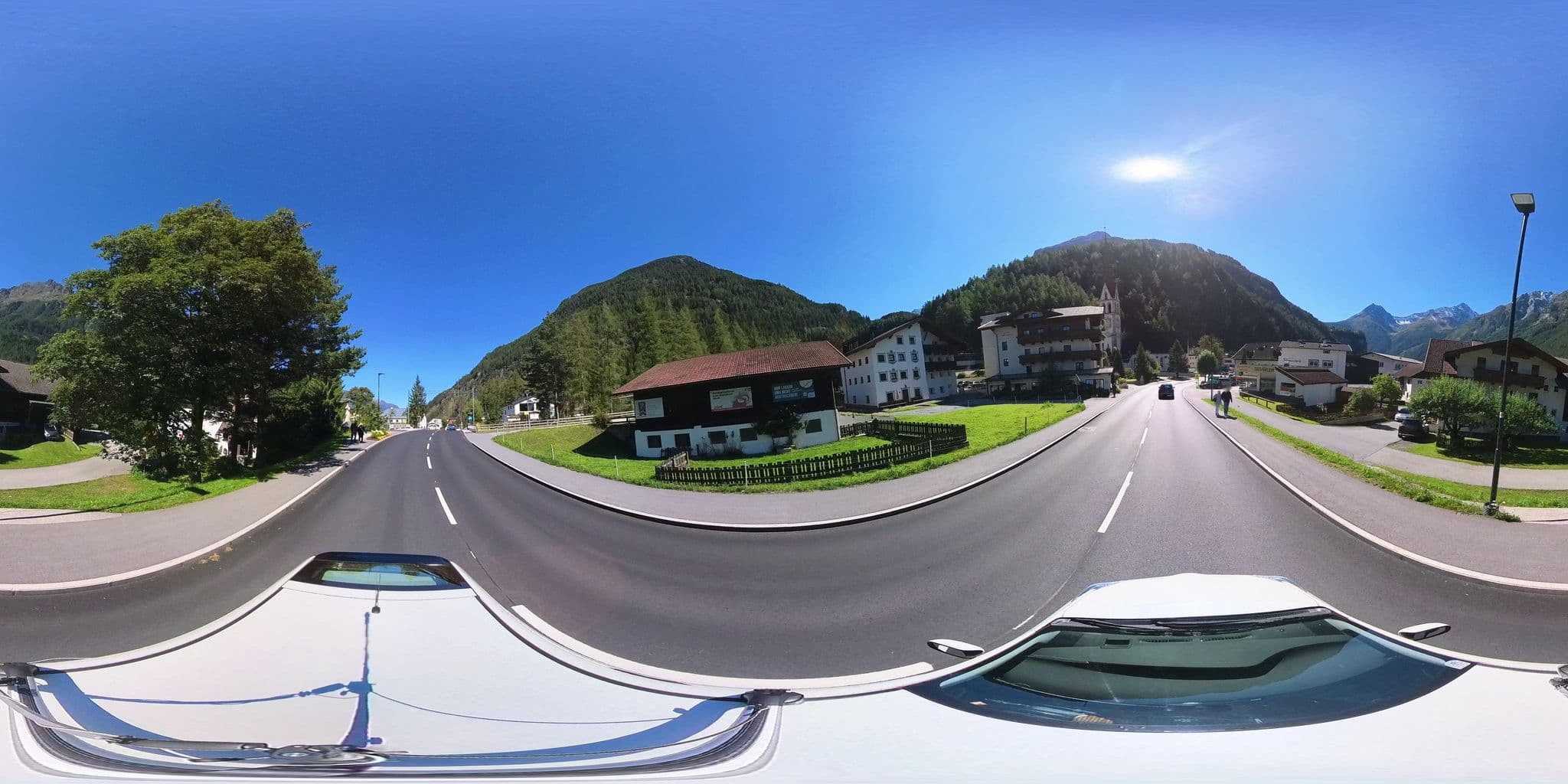 Street view near Schöpf, Längenfeld