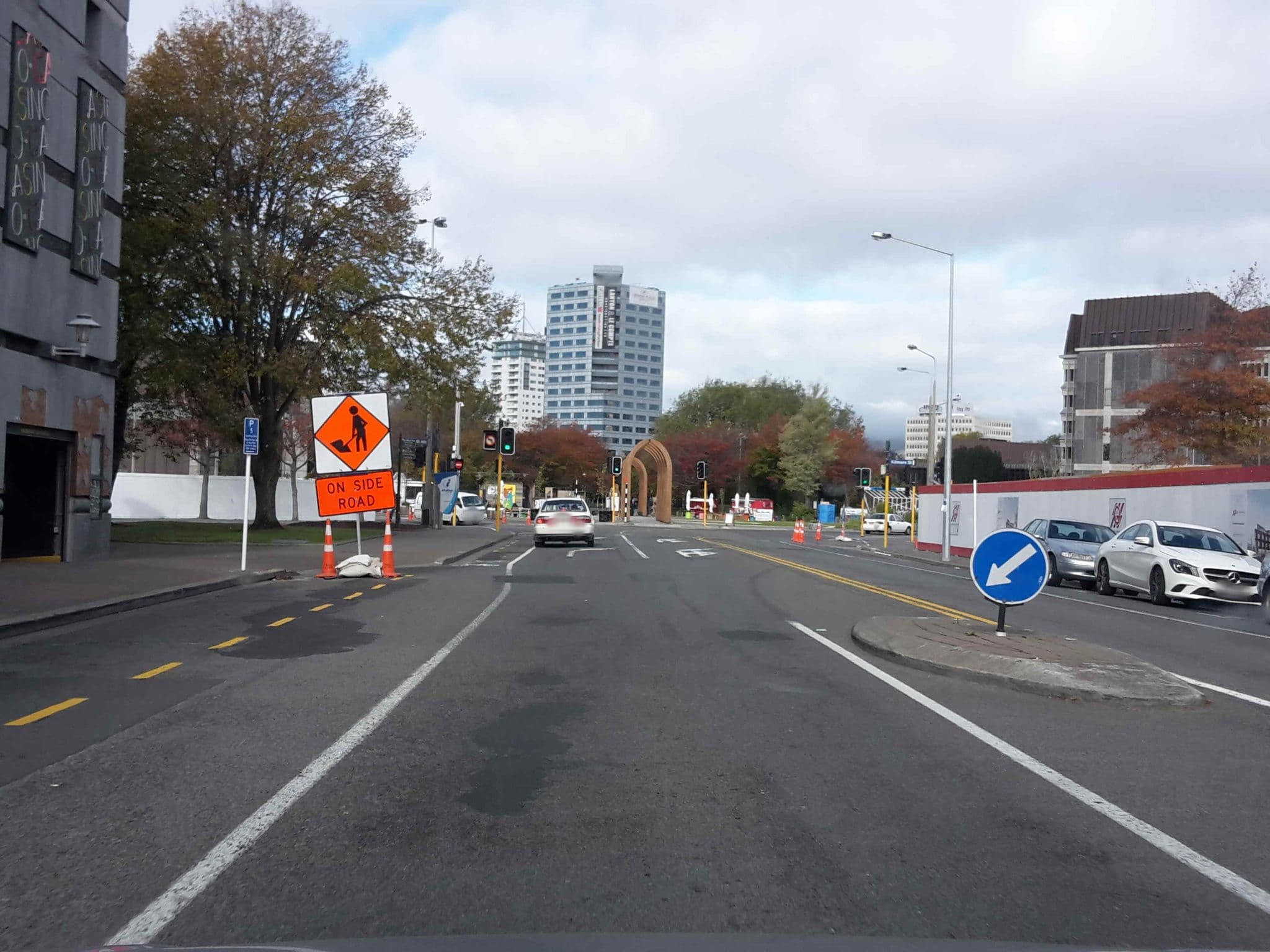 Street view near Copthorne Hotel Christchurch Durham Street, Christchurch — © hoodlum (CC BY-SA · Mapillary)