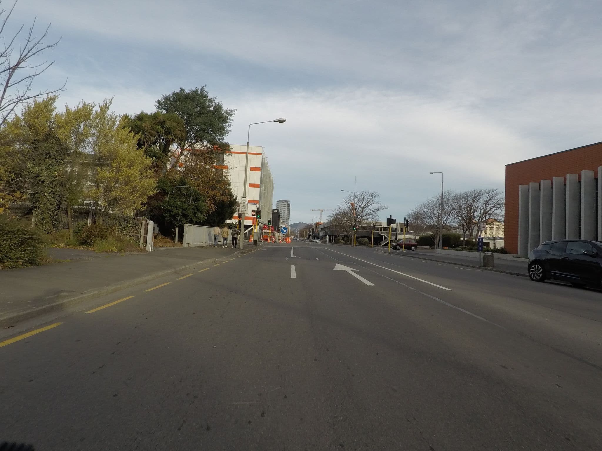 Street view near The CentrePoint Mobile, Christchurch — © nickl (CC BY-SA · Mapillary)