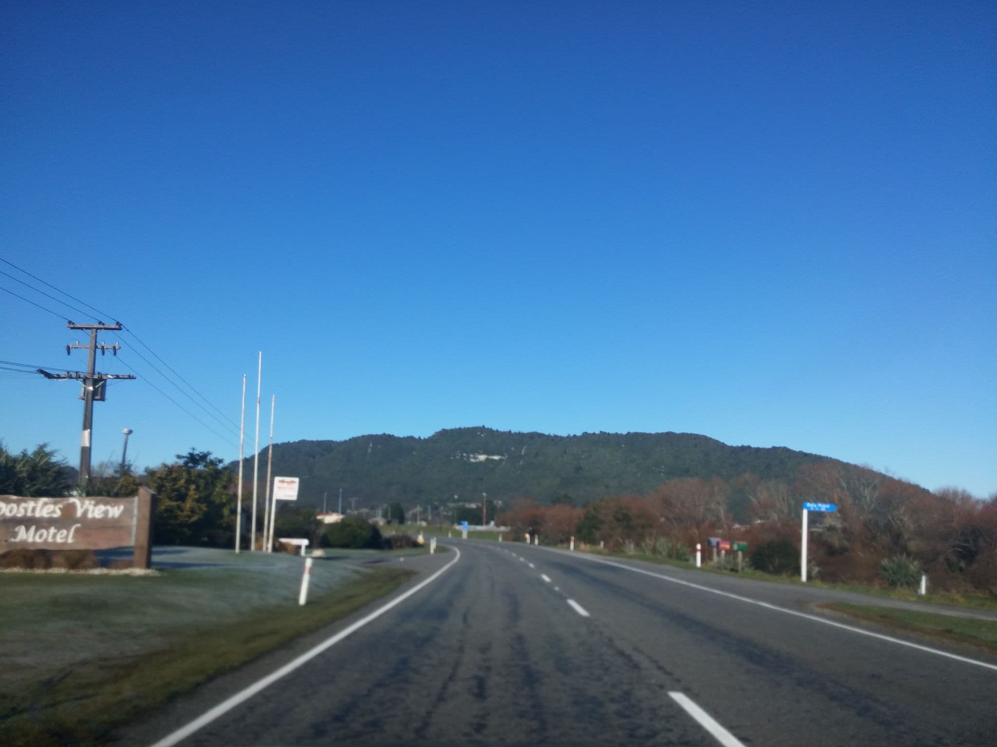 Street view near Apostles View Motel, Runanga — © nigelramsay (CC BY-SA · Mapillary)