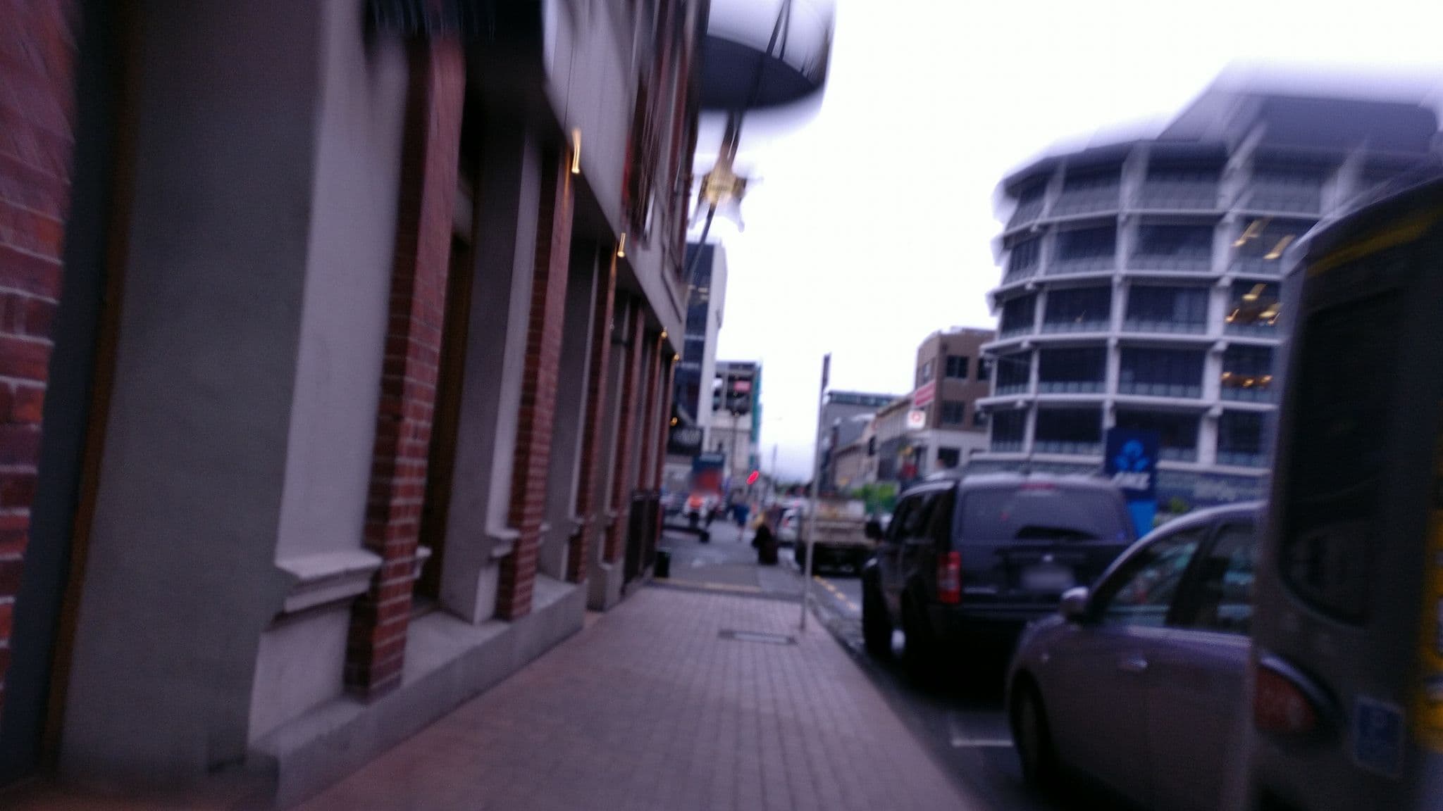 Street view near Wellywood Backpackers, Te Aro — © hughdavenport (CC BY-SA · Mapillary)