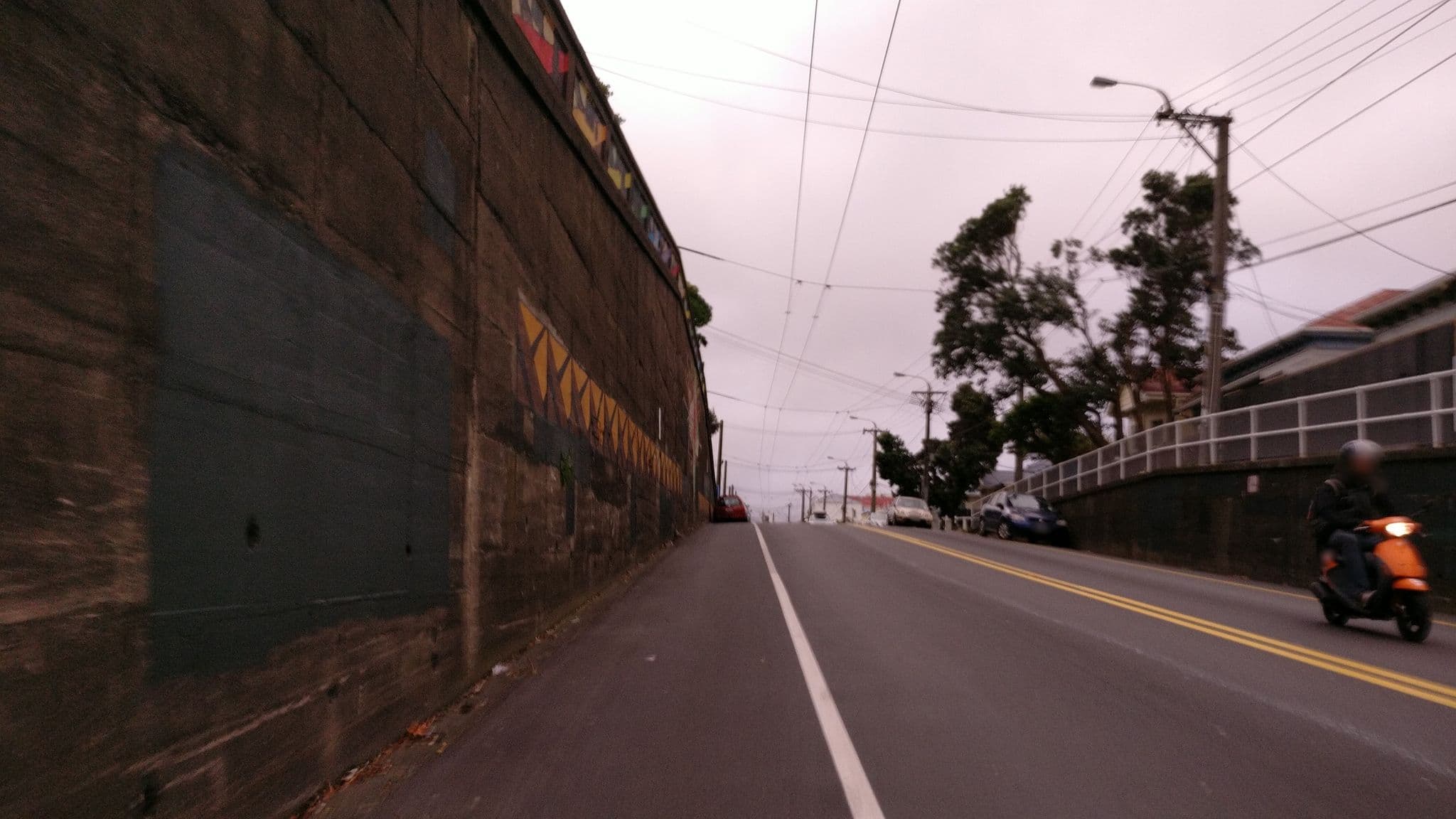 Street view near Loafers Lodge, Newtown — © hughdavenport (CC BY-SA · Mapillary)