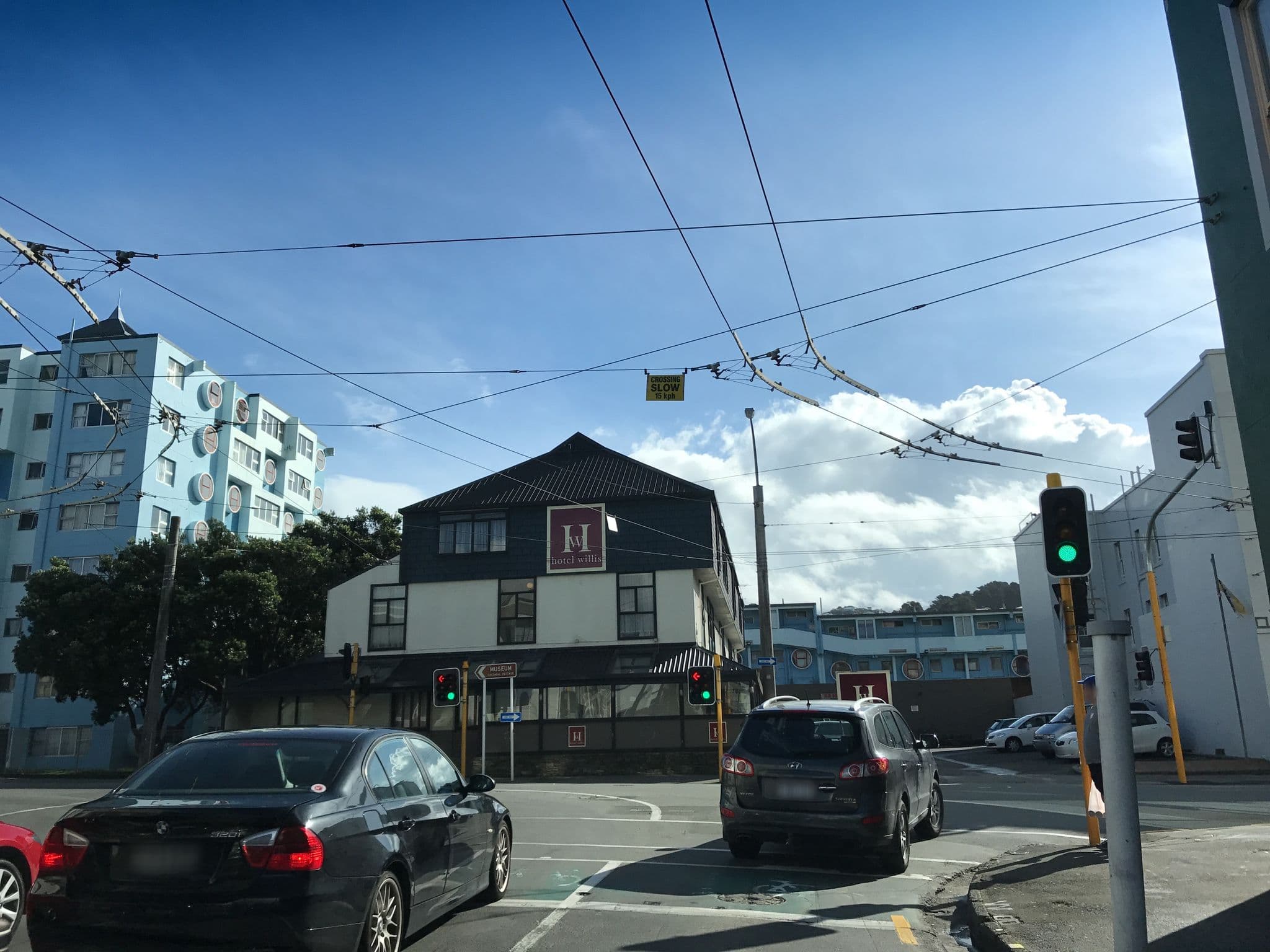 Street view near Mercure Wellington Willis Street, Te Aro — © nigelramsay (CC BY-SA · Mapillary)
