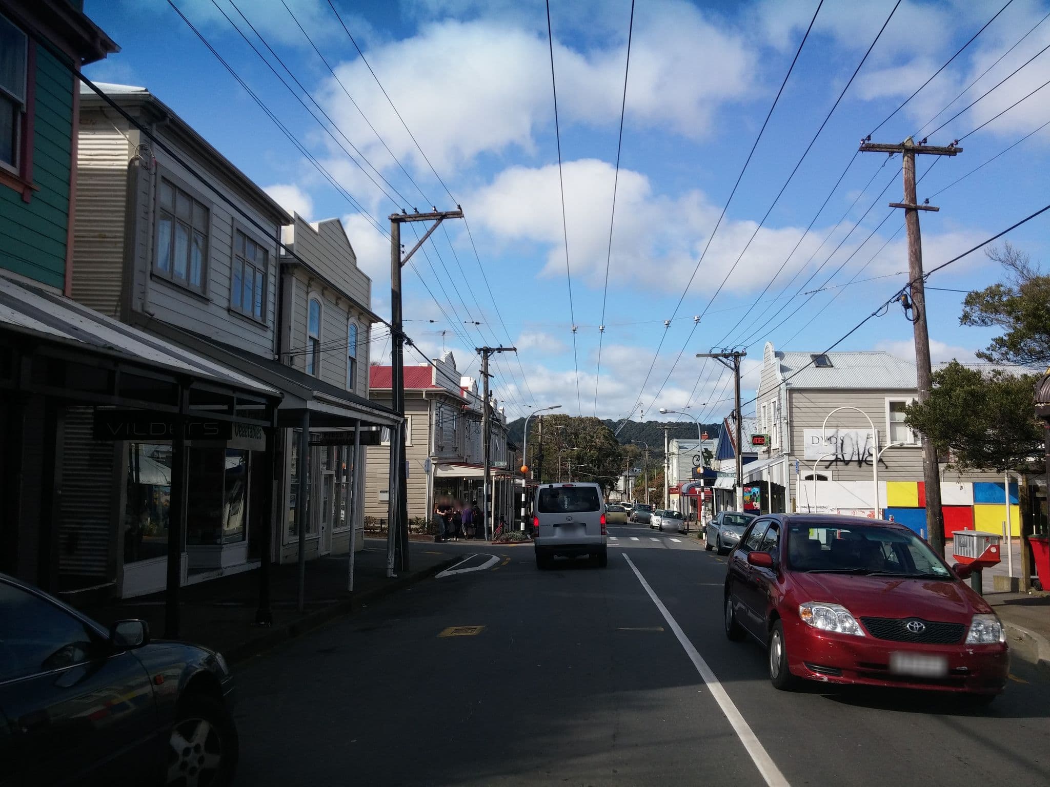 Street view near The Mermaid, Aro Valley — © nigelramsay (CC BY-SA · Mapillary)