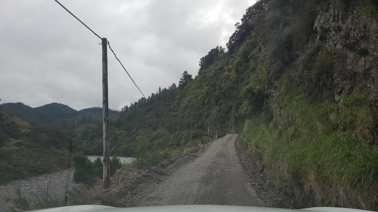 Street view near Waiohine Camping Area, Greytown — © roadroid (CC BY-SA · Mapillary)