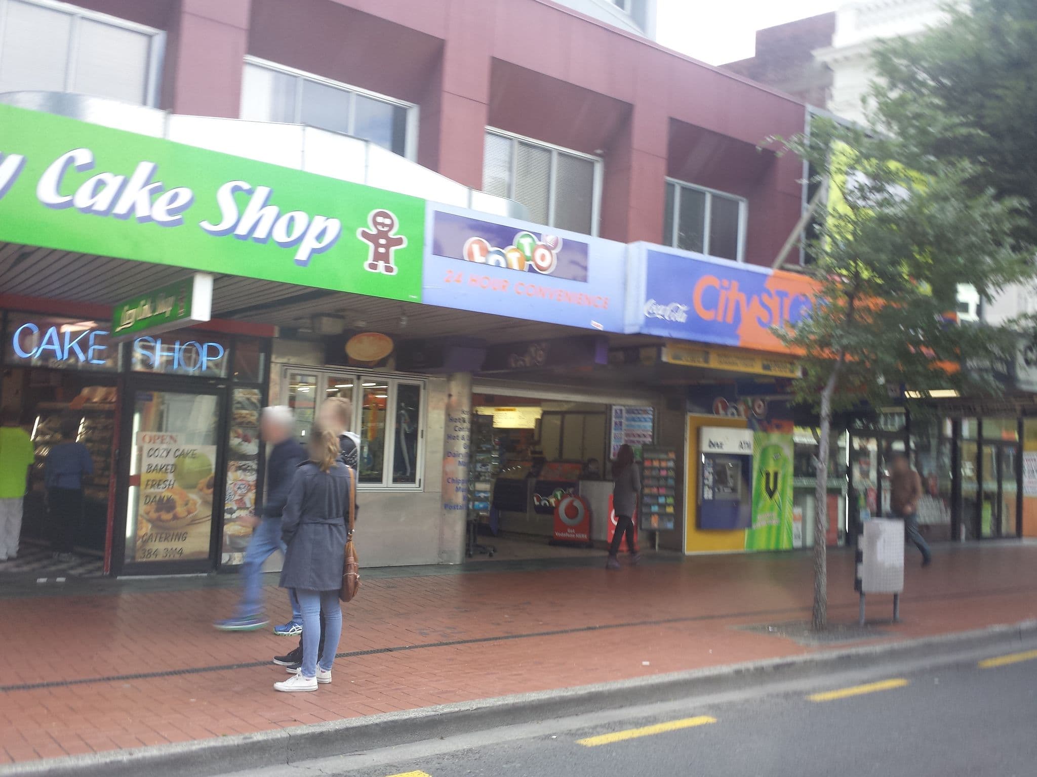 Street view near Laneqay Backpacker, Te Aro — © rhyslewisakl (CC BY-SA · Mapillary)
