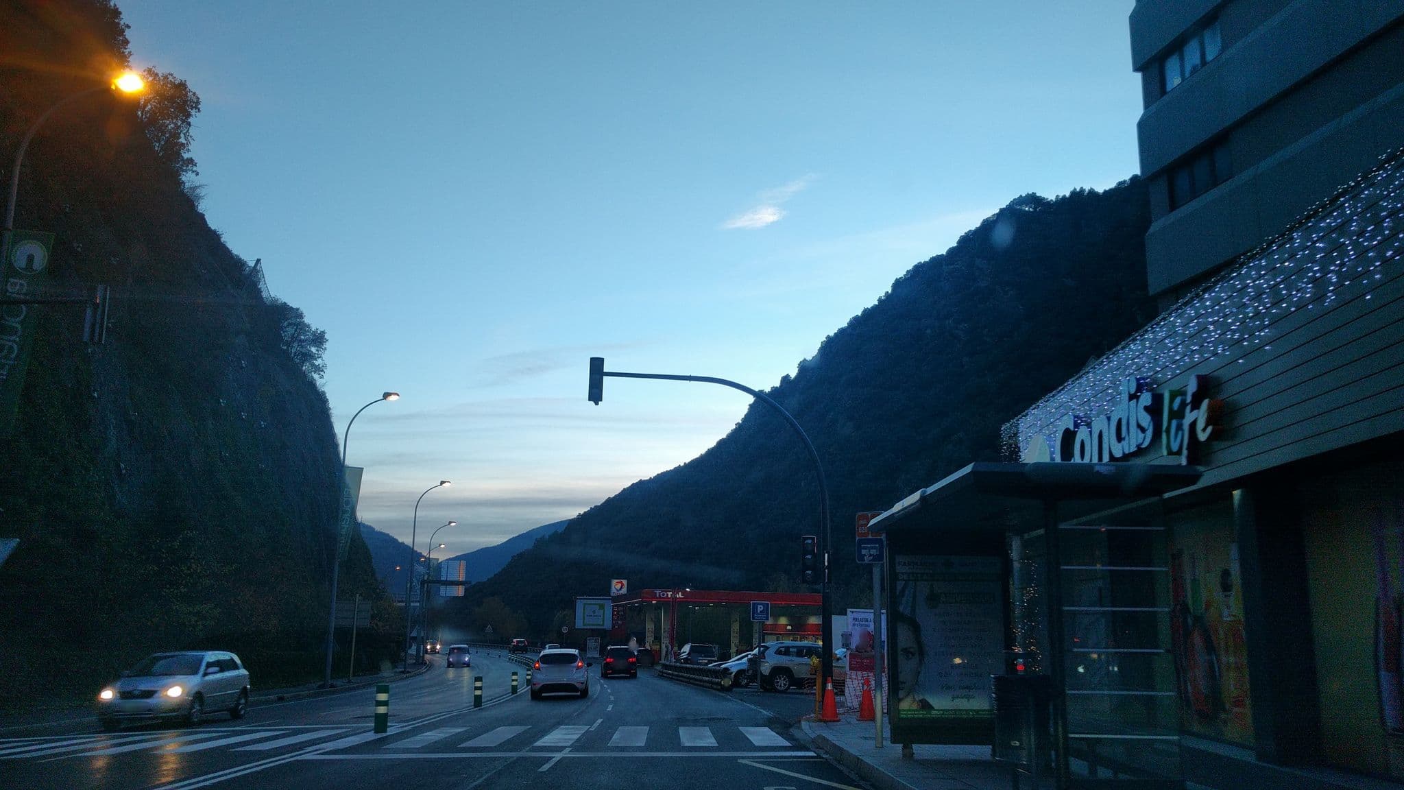 Street view near Hotel Sant Eloi, Sant Julià de Lòria — © egofer (CC BY-SA · Mapillary)
