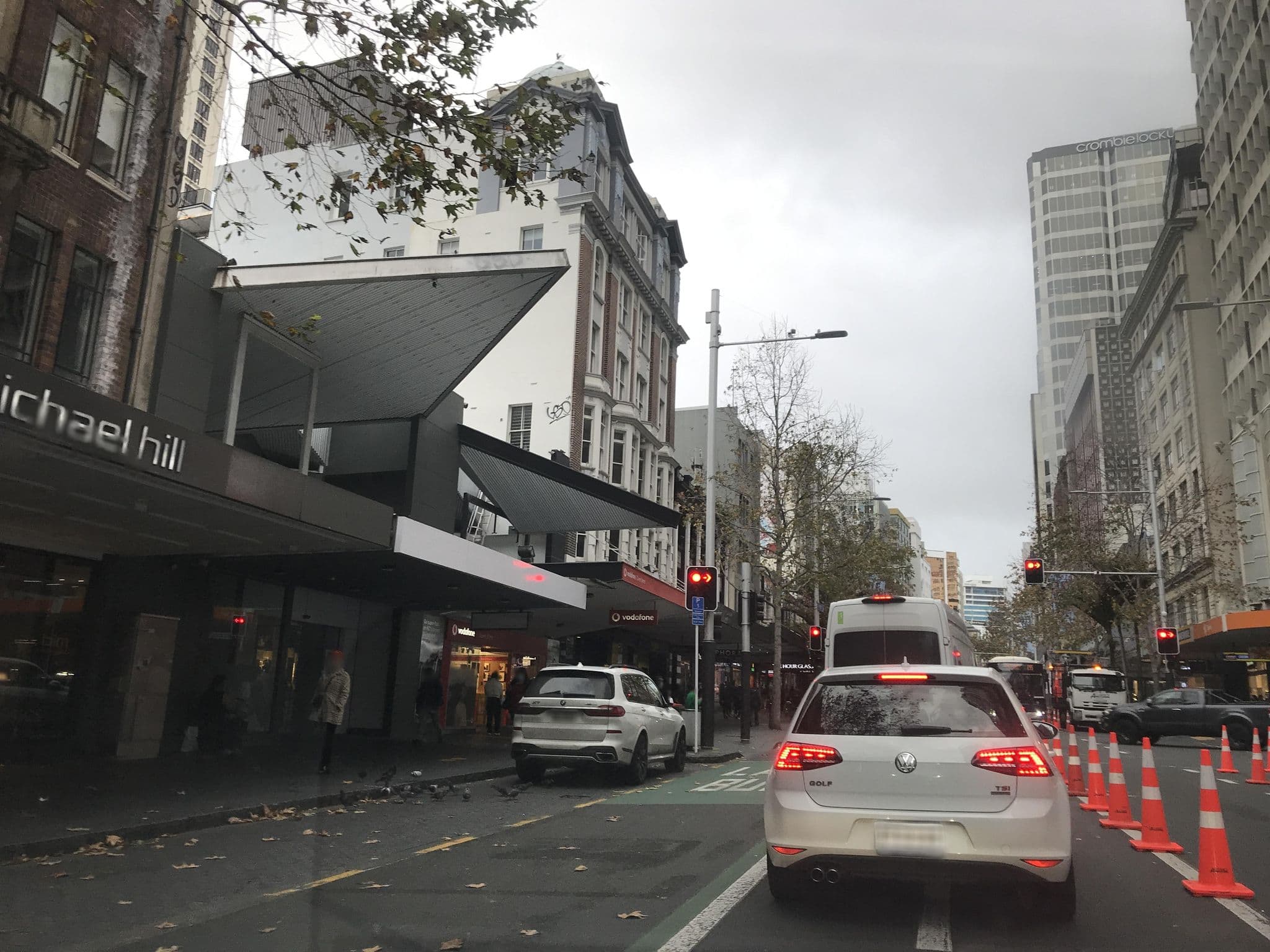 Street view near President Plaza Hotel & Apartments, Auckland — © rezakhorasani (CC BY-SA · Mapillary)