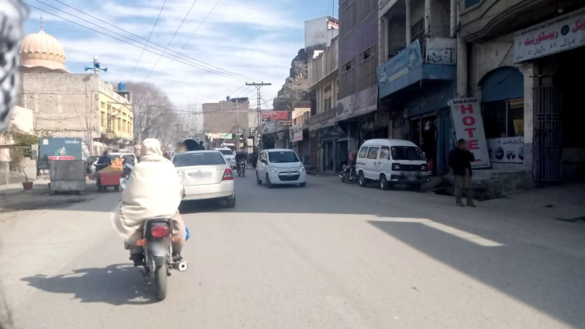 Street view near Sharjah Family Hotel by LALAZAR, Mingora — © RobinGoix (CC BY-SA · Mapillary)