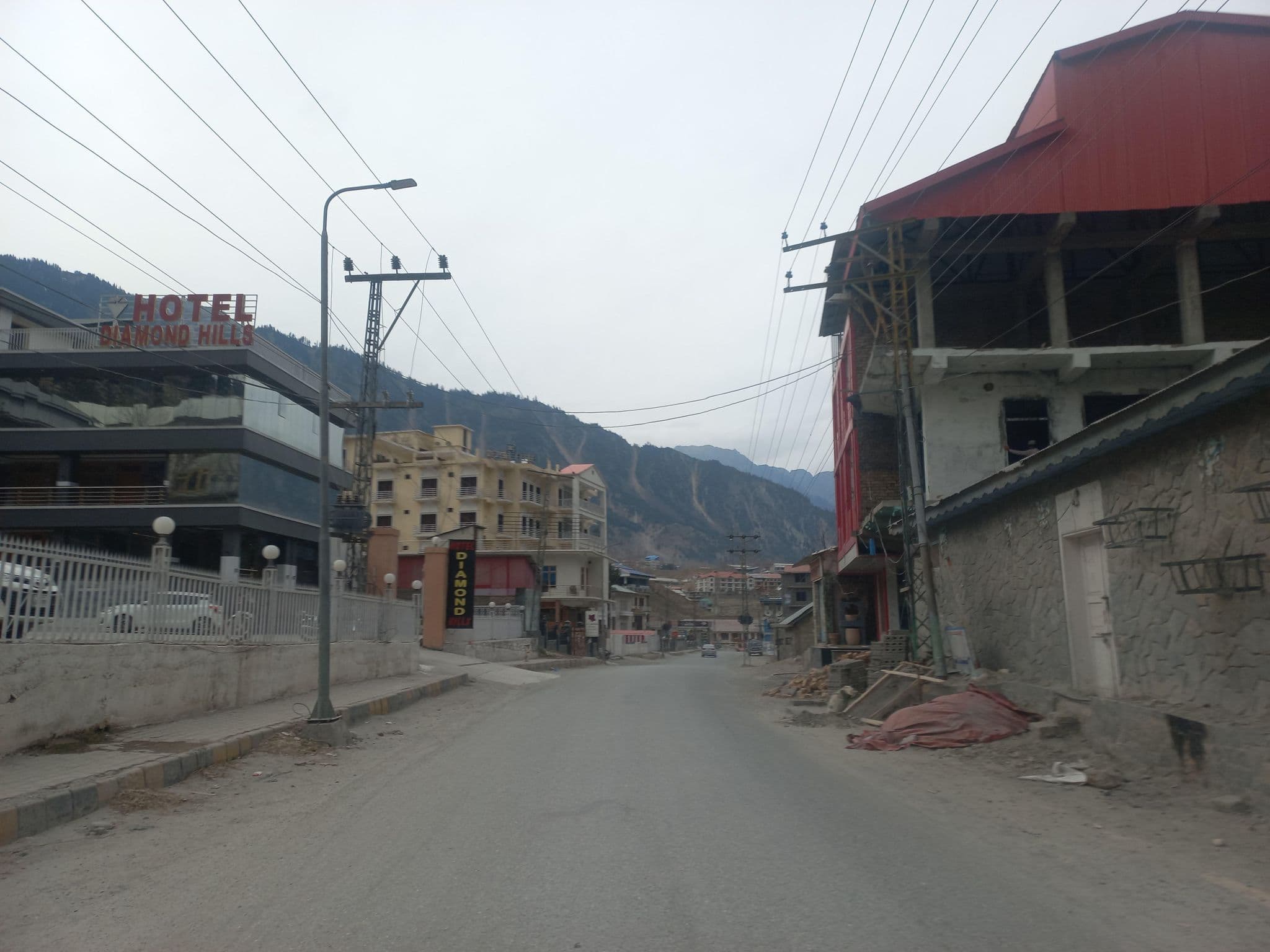 Street view near Hotel Diamond, Thal — © Sudais_UP (CC BY-SA · Mapillary)