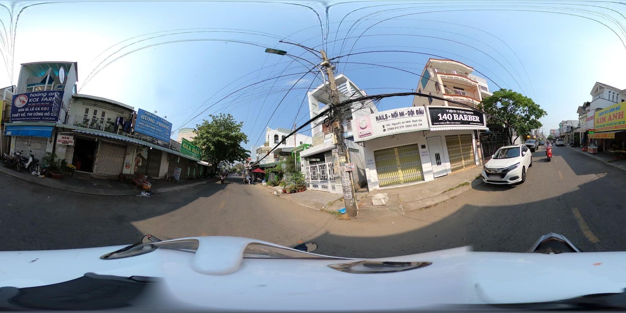Street view near Ngọc Trân hotel, Rạch Giá — © bemaps_1pd (CC BY-SA · Mapillary)