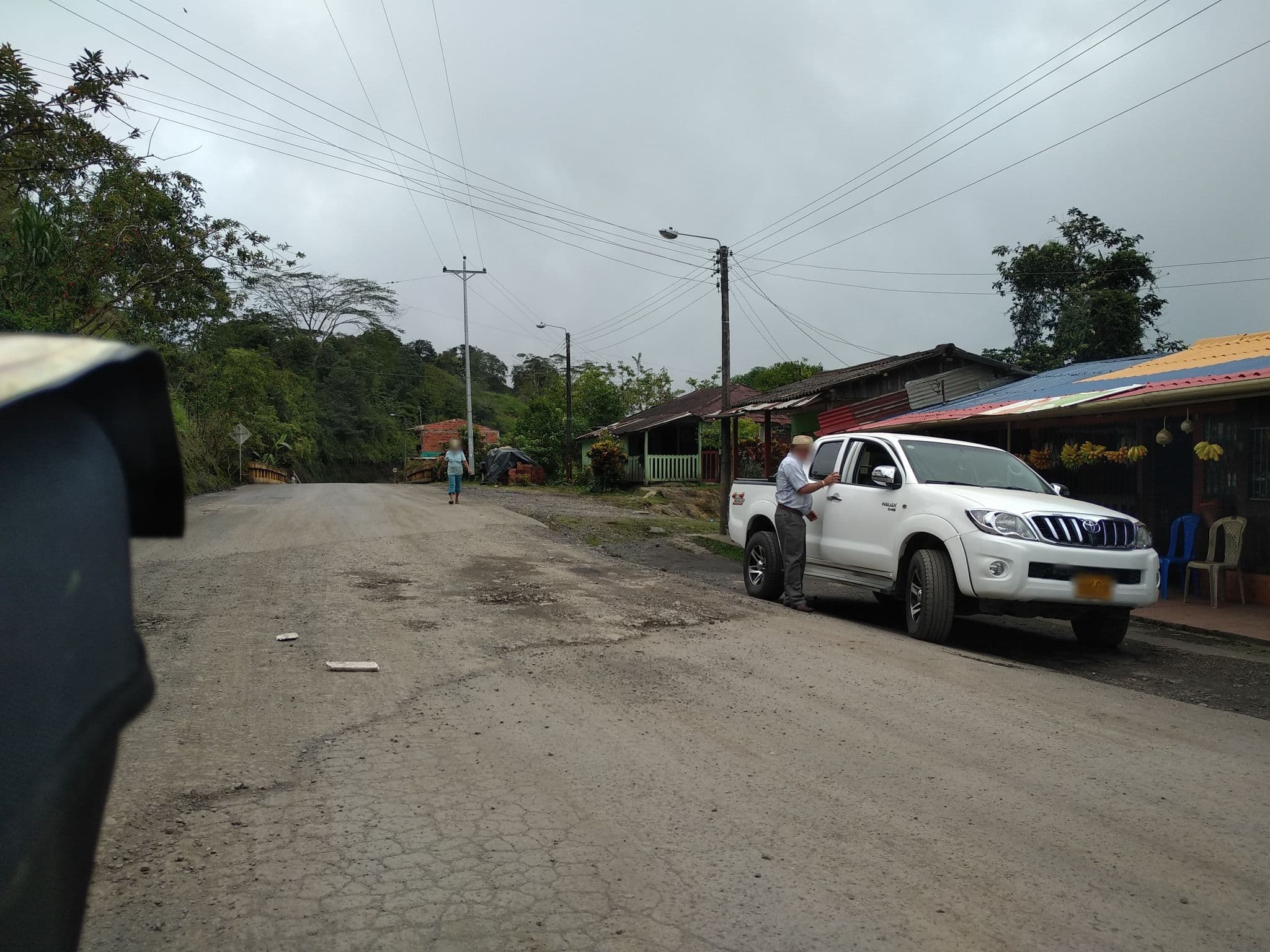 Street view near Hospedaje Gualilo Alto, Landázuri — © nomadmapper (CC BY-SA · Mapillary)