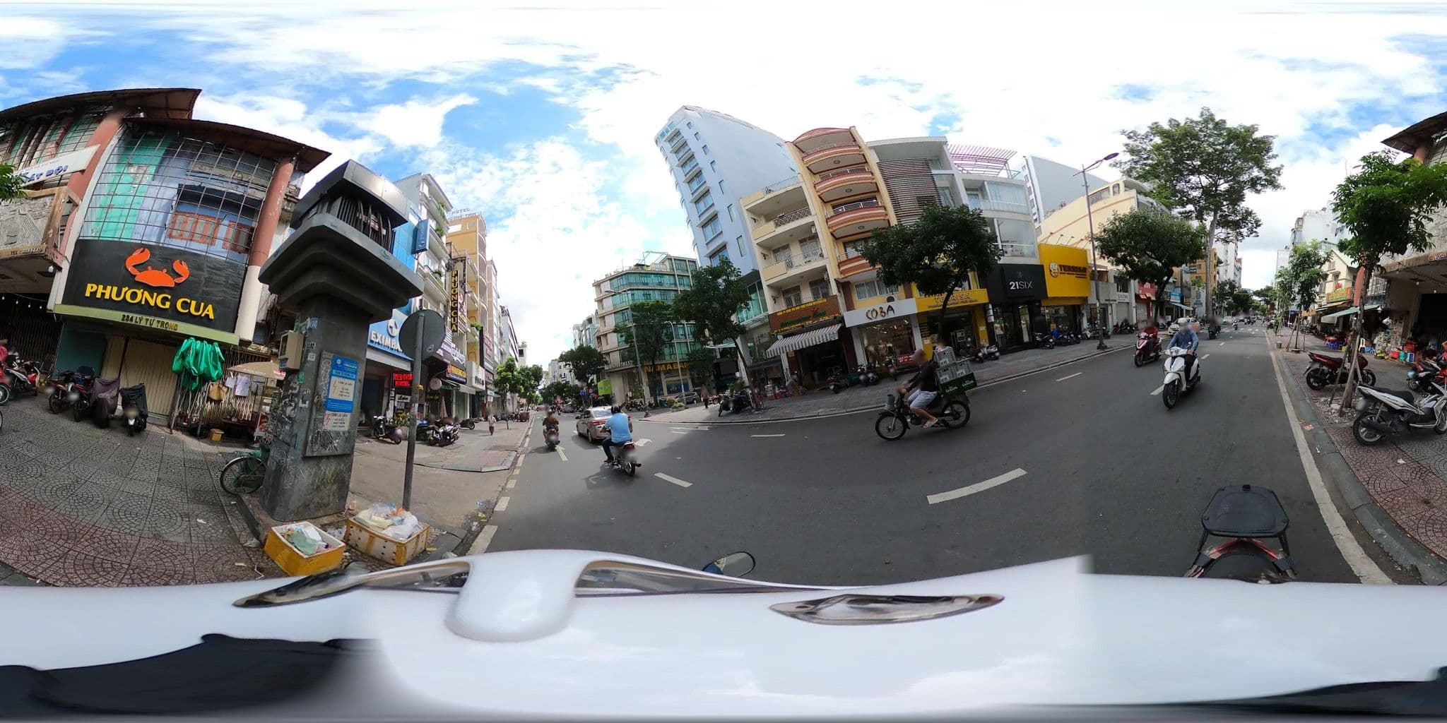 Street view near Thien Hai Hotel, Quận Ba — © bemaps_1pd (CC BY-SA · Mapillary)