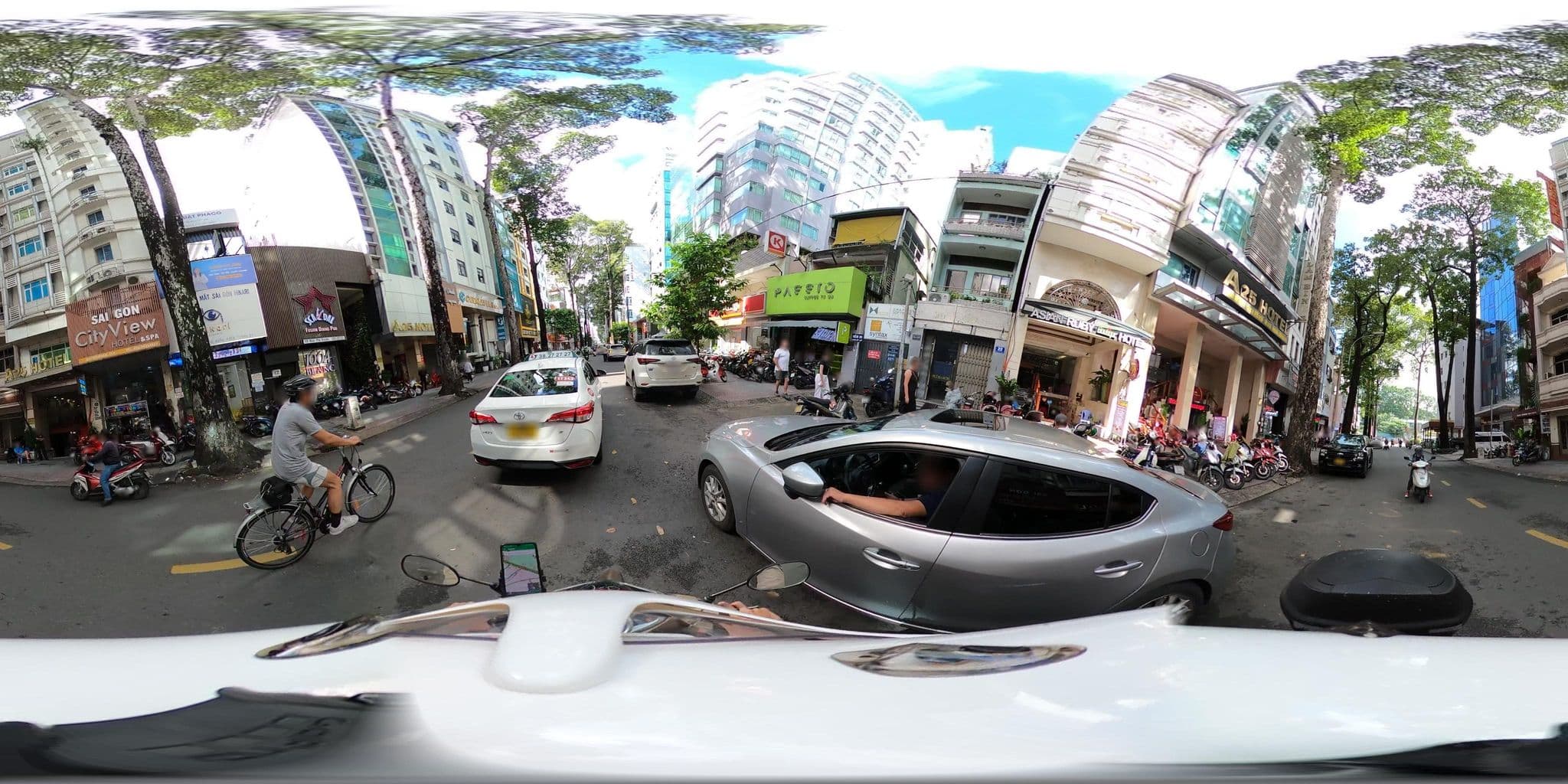 Street view near City View Hotel, Quận Ba — © bemaps_1pd (CC BY-SA · Mapillary)