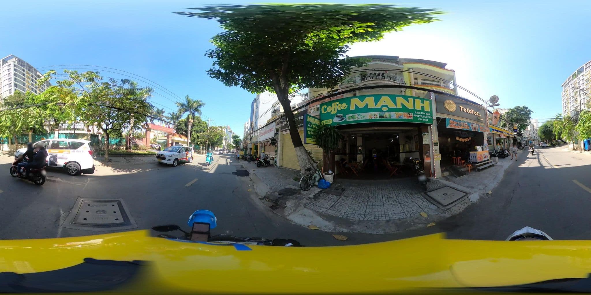 Street view near Mi Linh hotel, Gò Vấp — © bemaps3_sg (CC BY-SA · Mapillary)