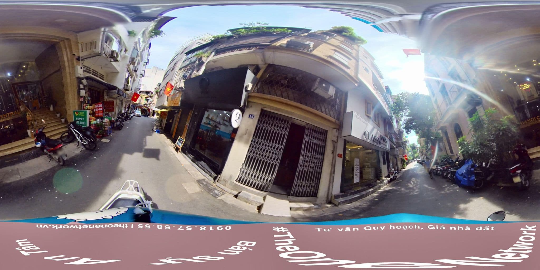 Street view near Meritel Hanoi, Hoàn Kiếm — © theonenetwork (CC BY-SA · Mapillary)