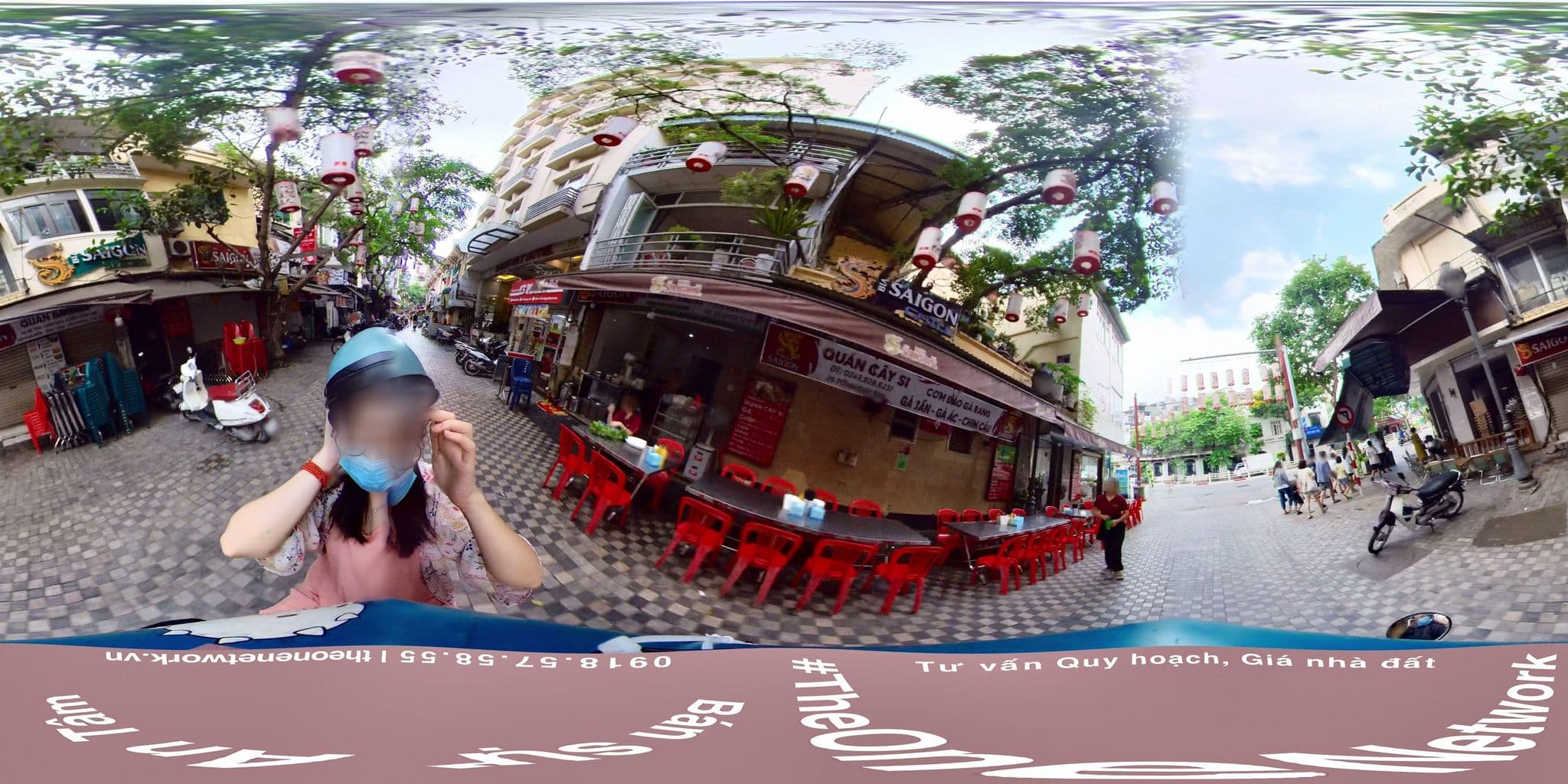 Street view near Christina’s Hanoi — The Old Quarter, Hanoi — © theonenetwork (CC BY-SA · Mapillary)