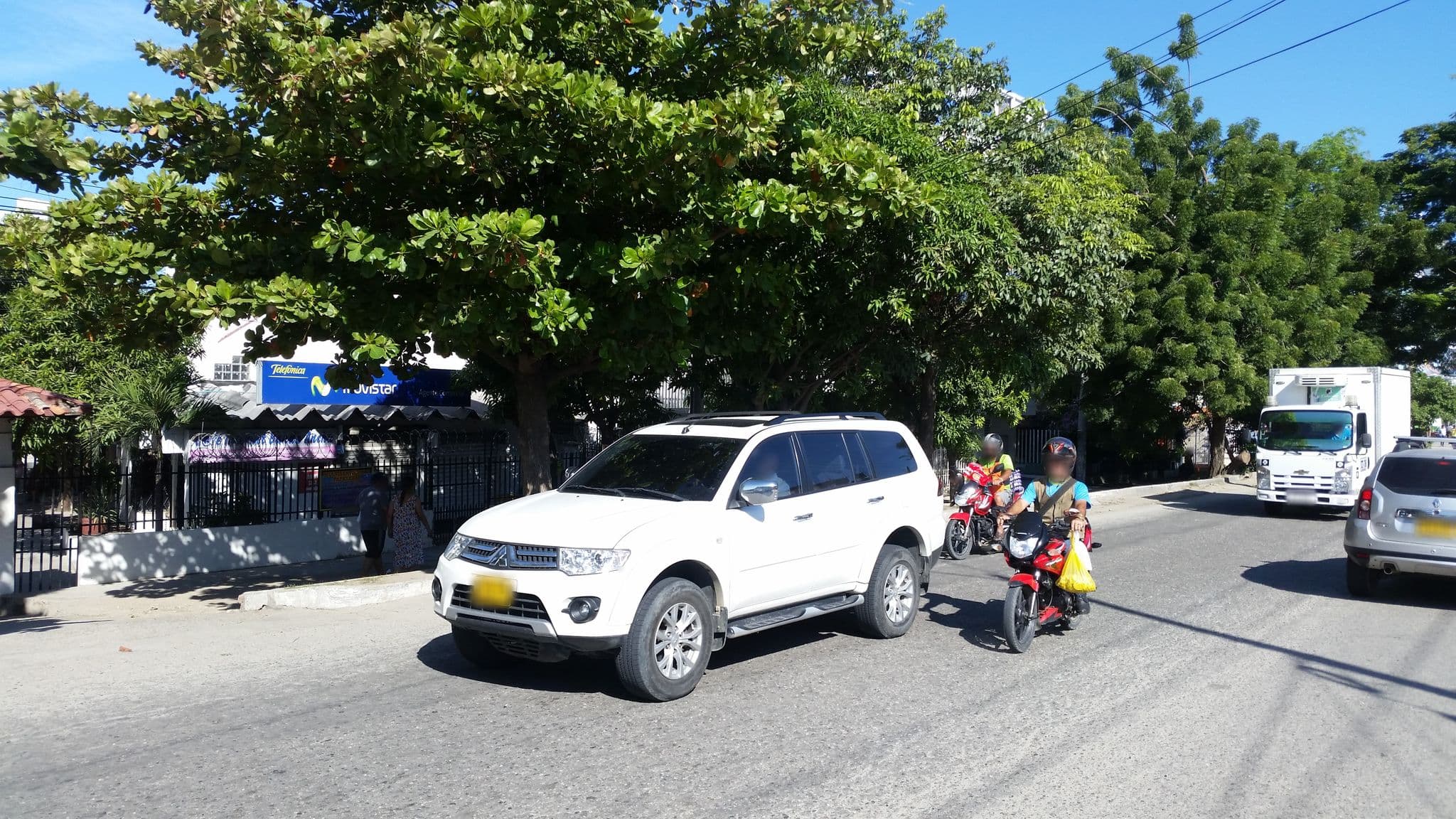 Street view near Hotel Perla House, Santa Marta