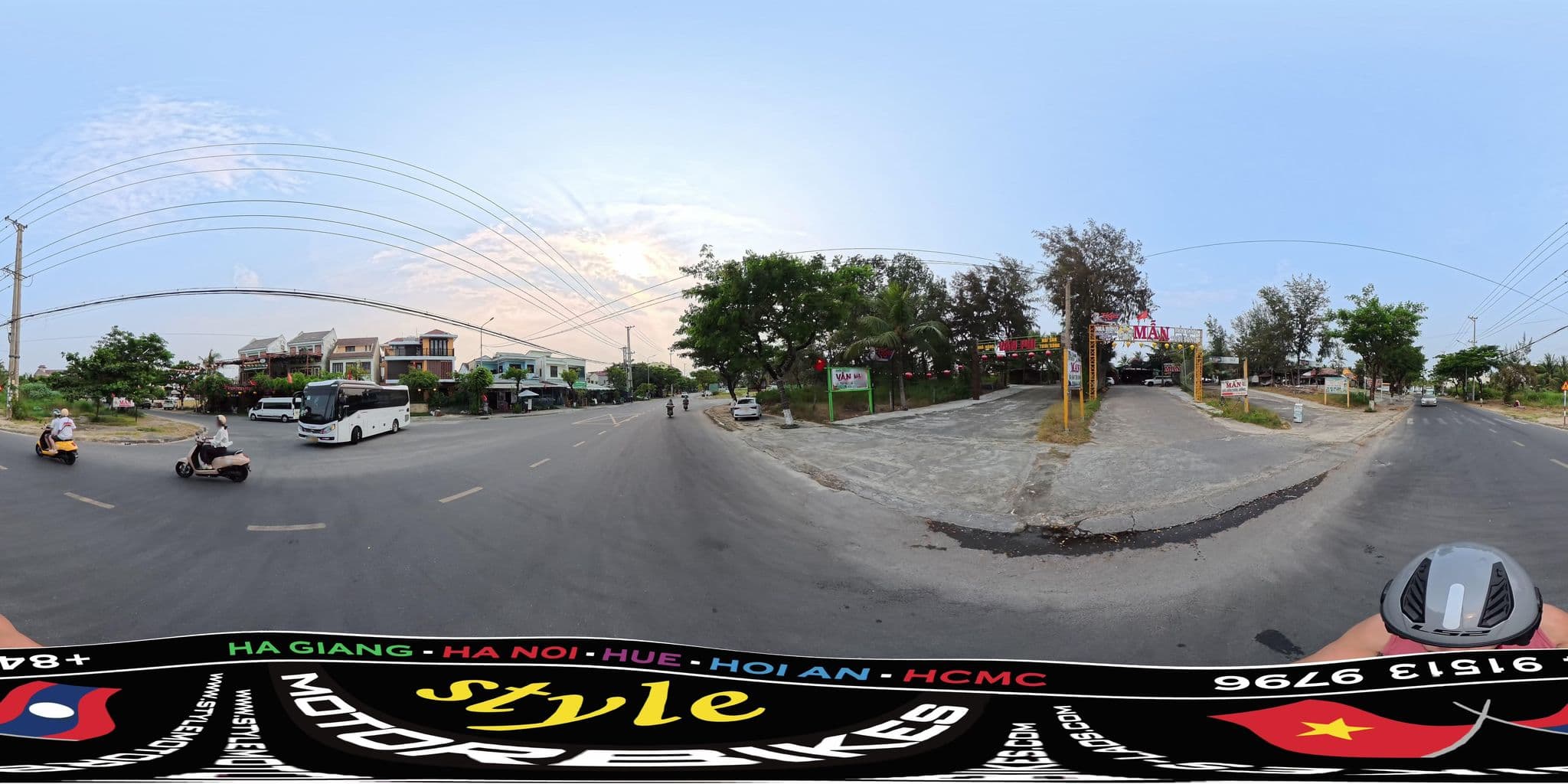 Street view near Hien Hoa Homestay, Tra Que Vegetable Village — © DaniW42 (CC BY-SA · Mapillary)