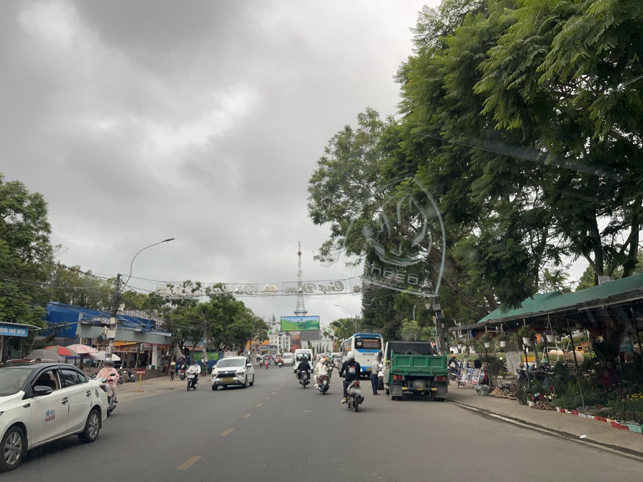 Street view near TTC Hotel Premium Da Lat, Ðà Lạt — © DriveWithHoang (CC BY-SA · Mapillary)