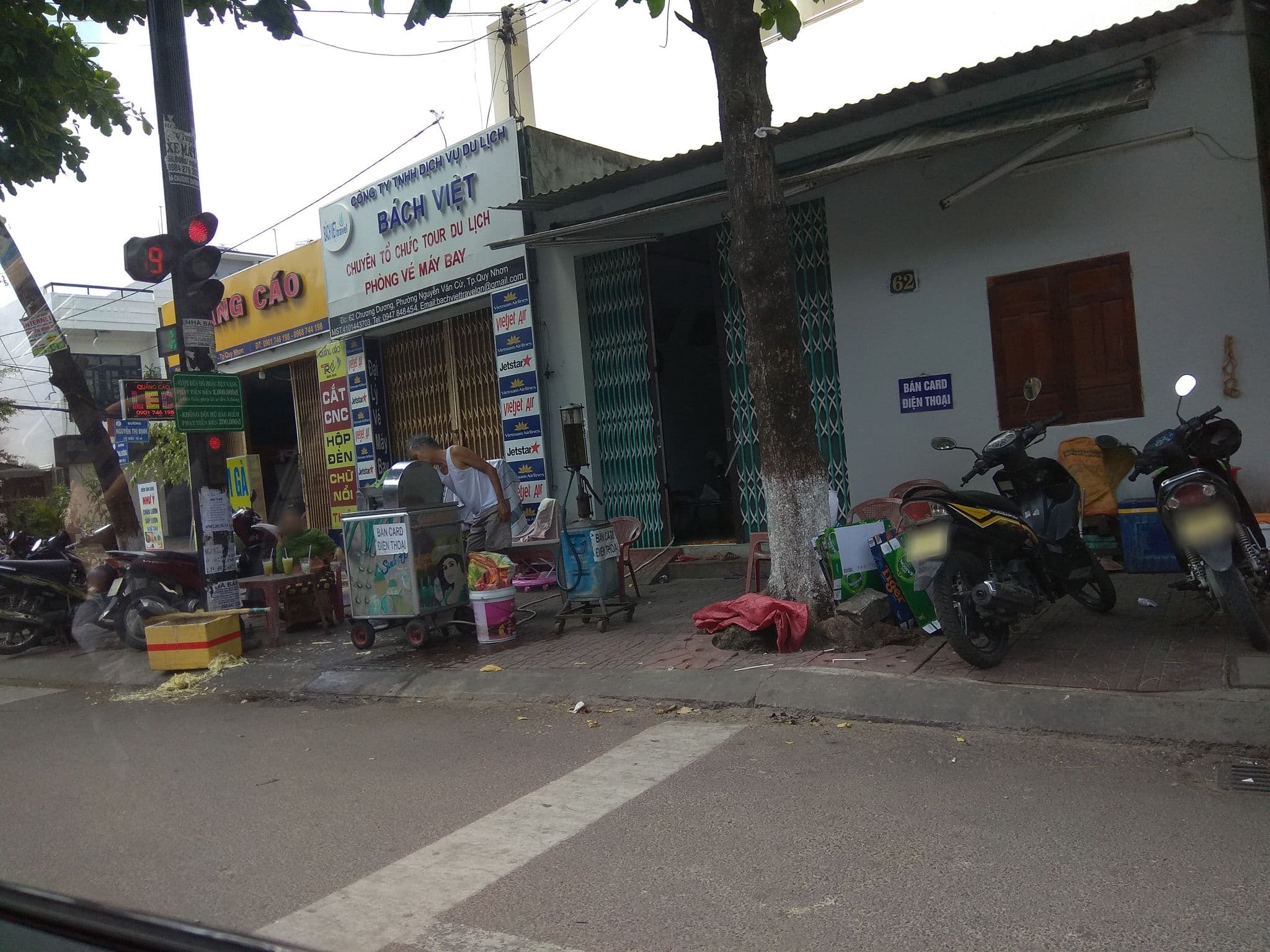 Street view near My Tien Hotel, Qui Nhon — © hoangvietanh (CC BY-SA · Mapillary)