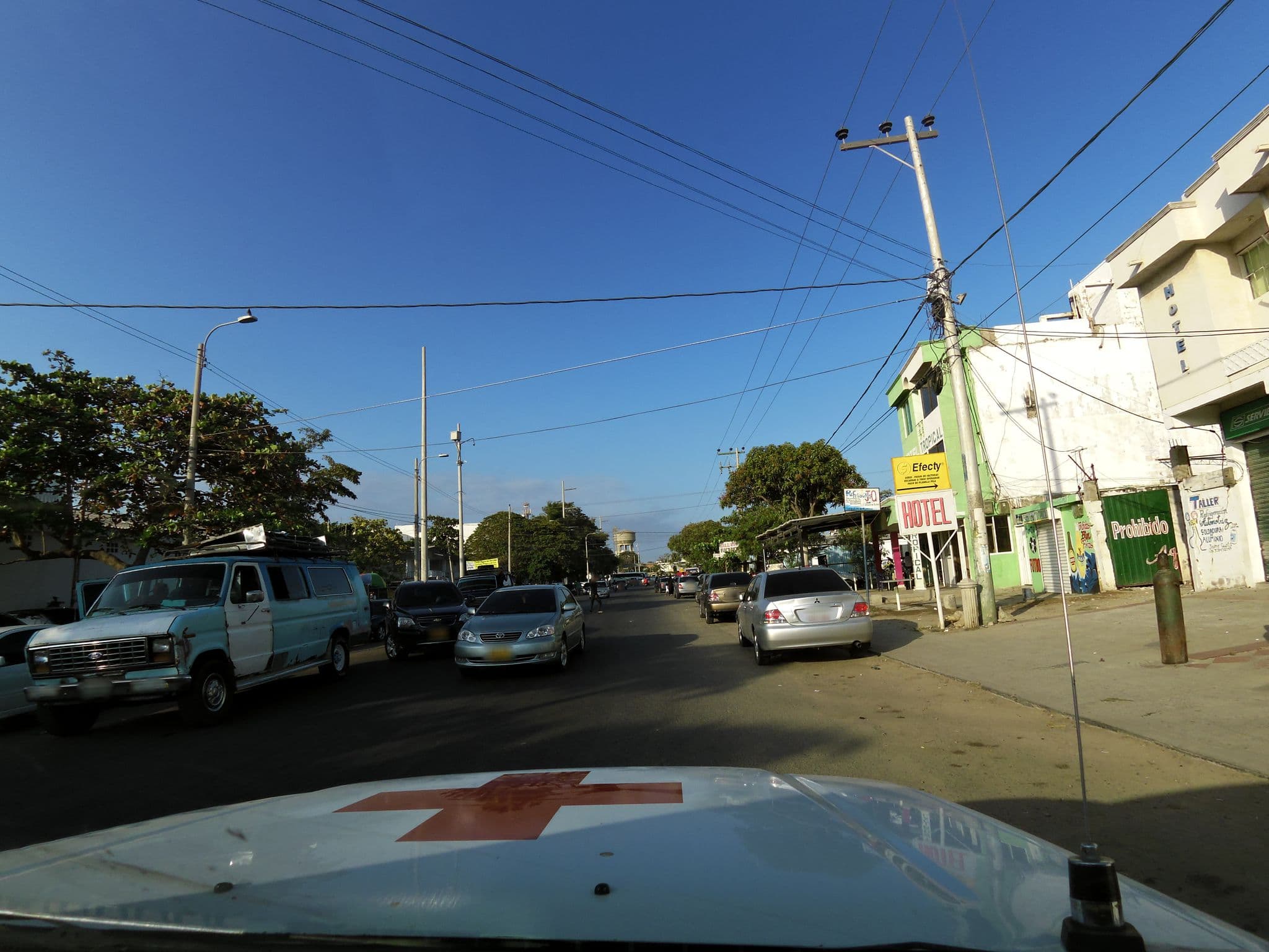 Street view near Hotel Casa Blanca, Riohacha