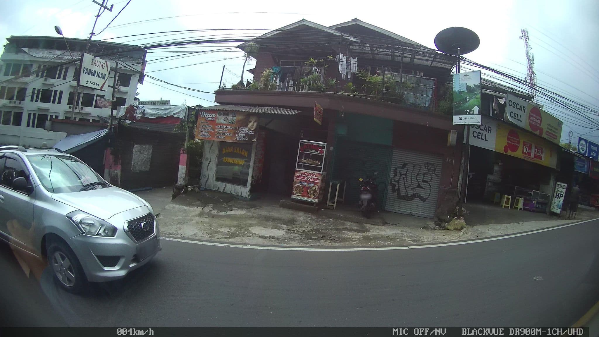Street view near JavaCove Beach Hotel, Caringin — © kaart_2 (CC BY-SA · Mapillary)