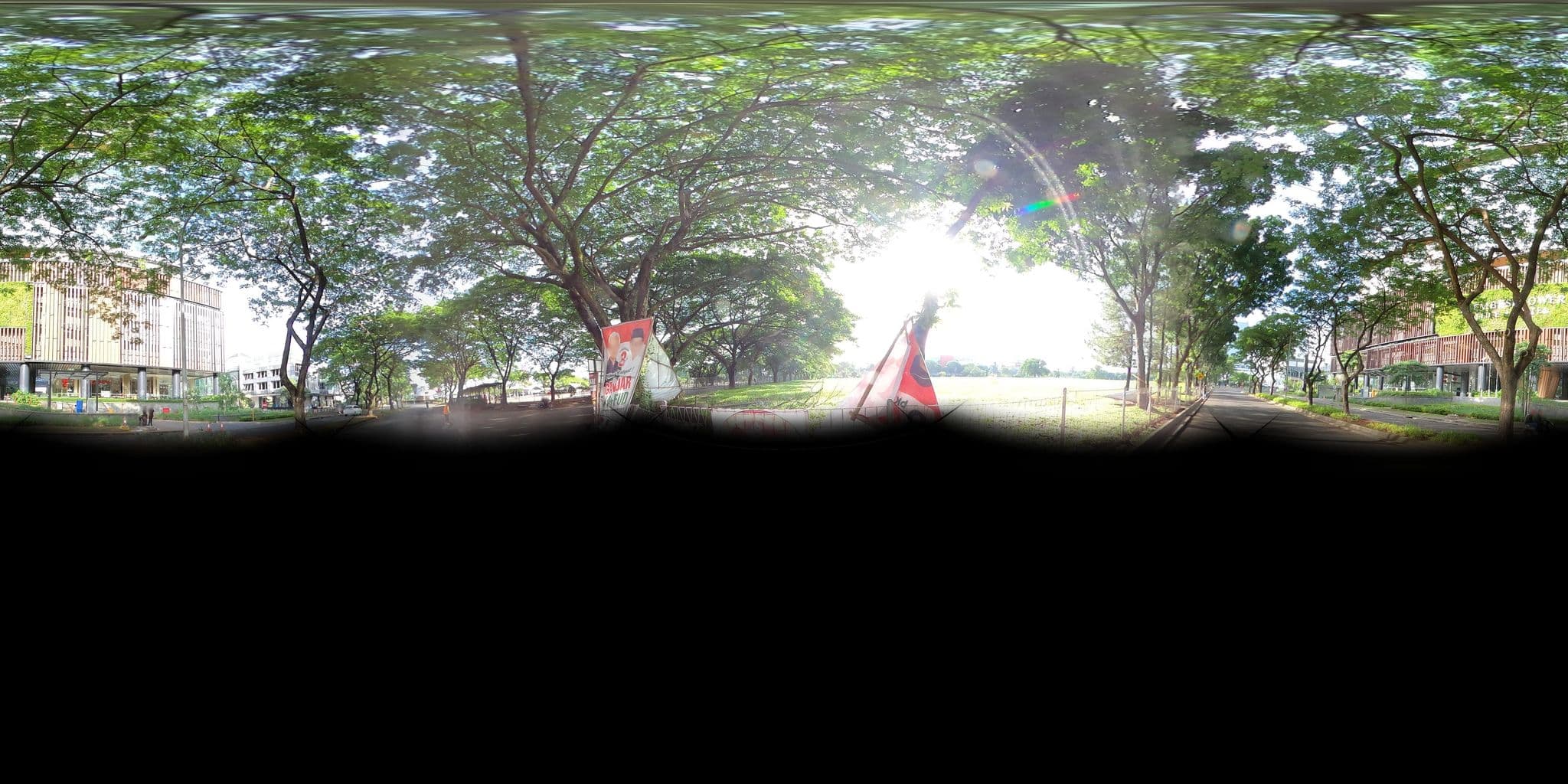 Street view near Hotel Trembesi Bsd, Serpong — © FotoPeta (CC BY-SA · Mapillary)