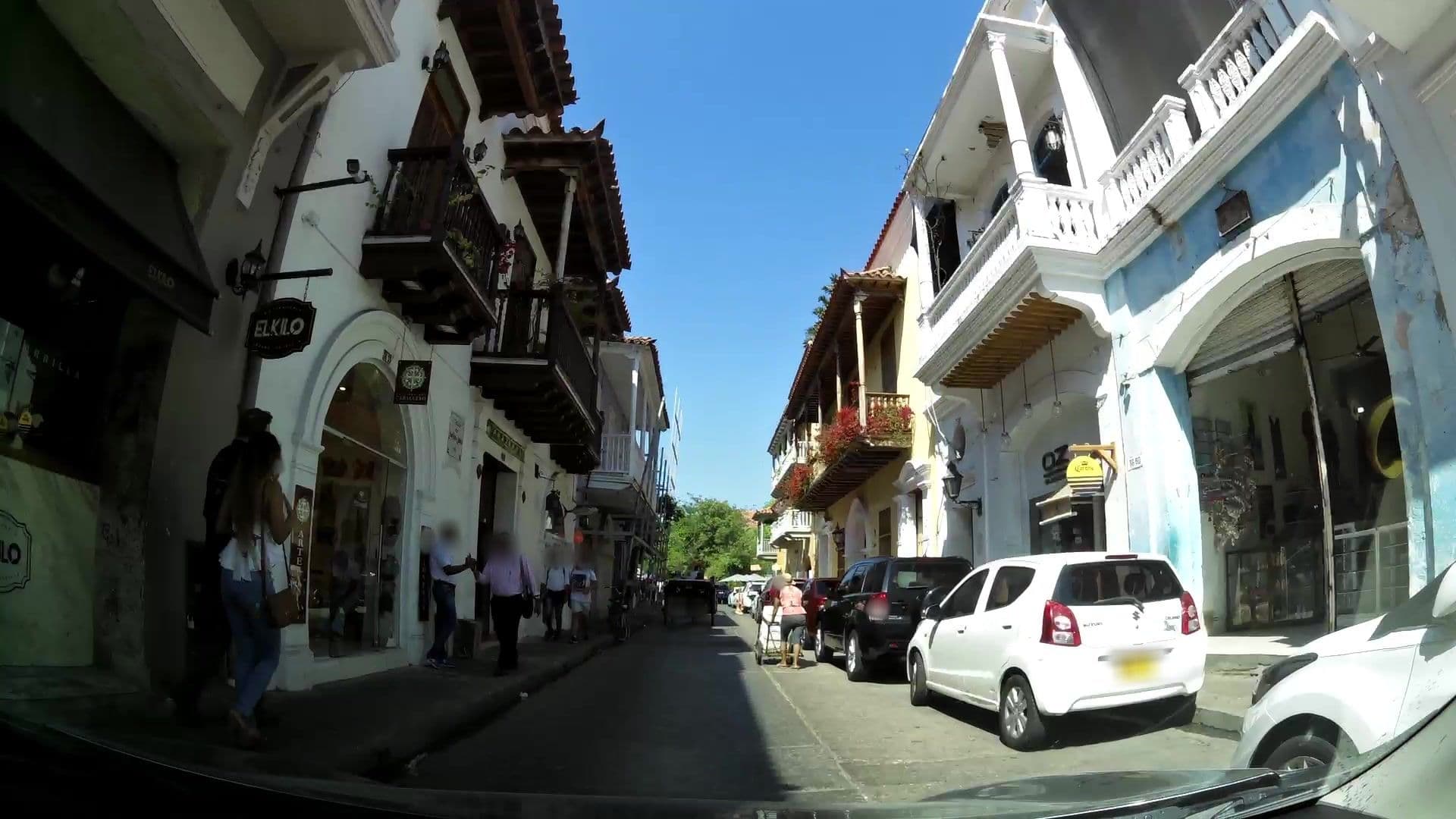Street view near Hostal Badillo, Cartagena — © kaartcam (CC BY-SA · Mapillary)