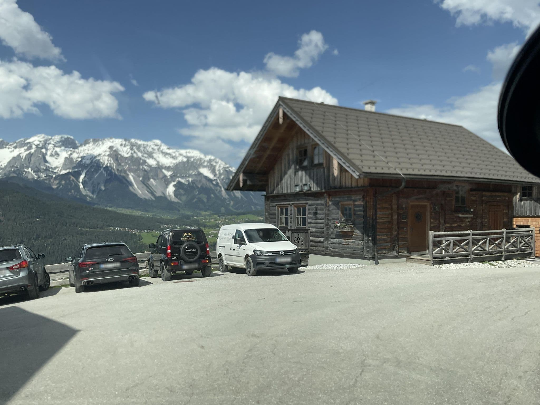 Street view near Almwelt Austria, Ramsau am Dachstein