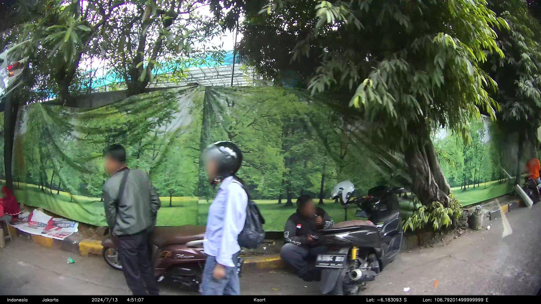 Street view near Orchid Hotel, Jakarta — © kaartcam (CC BY-SA · Mapillary)