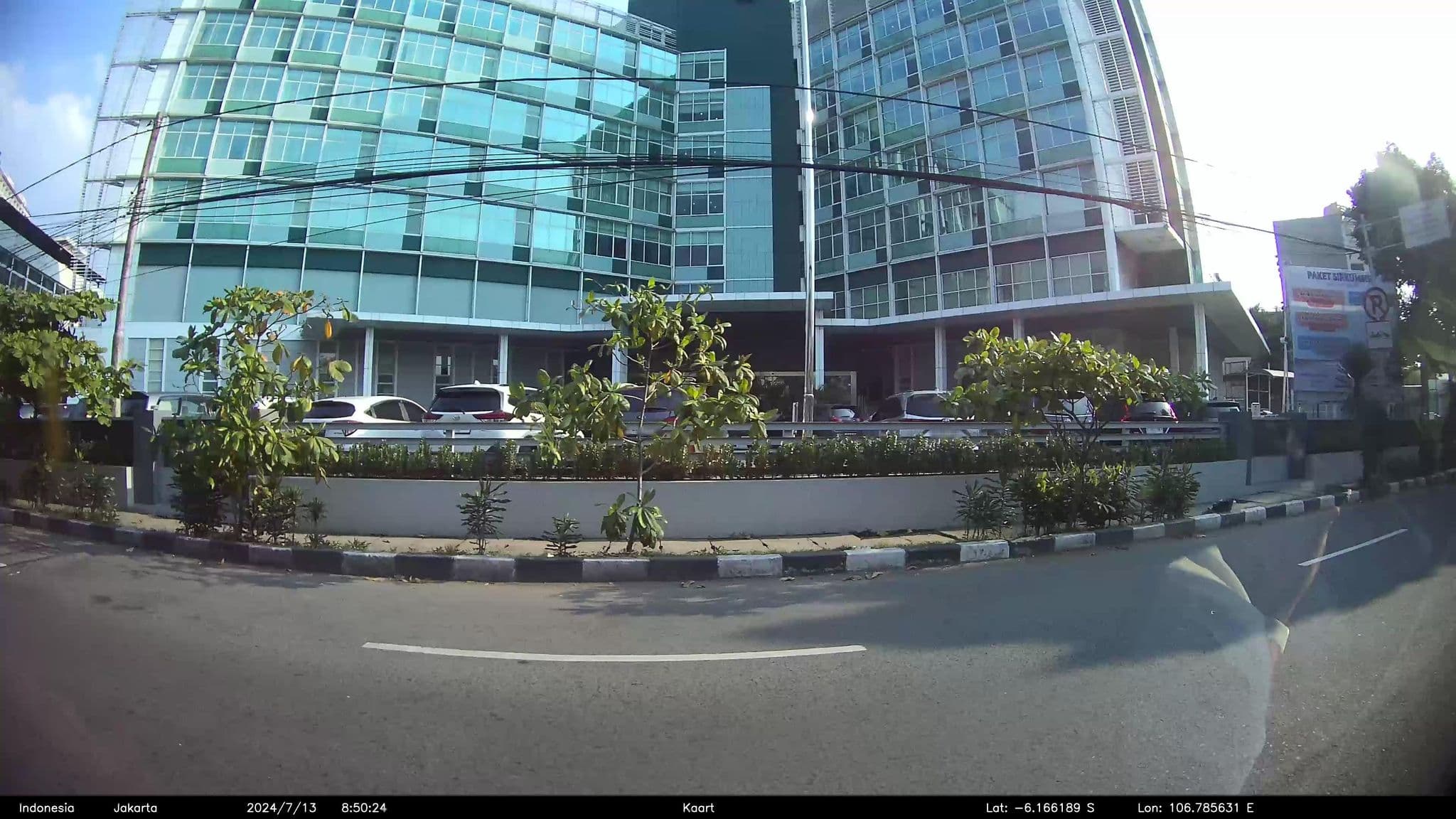 Street view near Ciputra Hotel, Grogol - West Jakarta, Jakarta — © kaartcam (CC BY-SA · Mapillary)