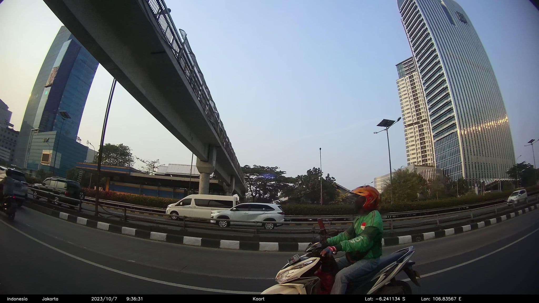 Street view near PMI NHQ 2nd Fl. DM div., Jakarta — © kaart5 (CC BY-SA · Mapillary)