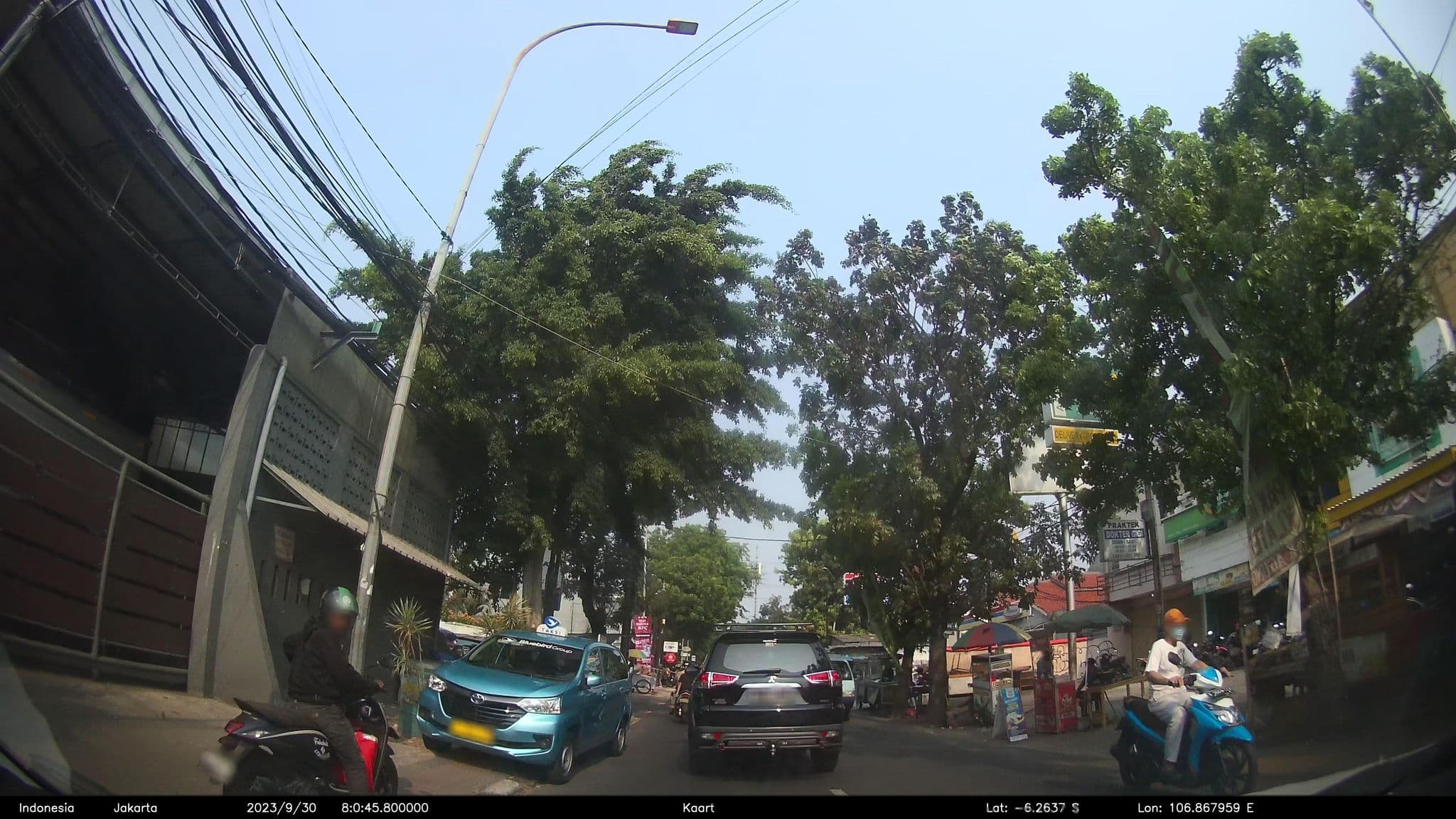 Street view near Hotel Roda Mas Purwokerto, Jakarta — © kaart_2 (CC BY-SA · Mapillary)