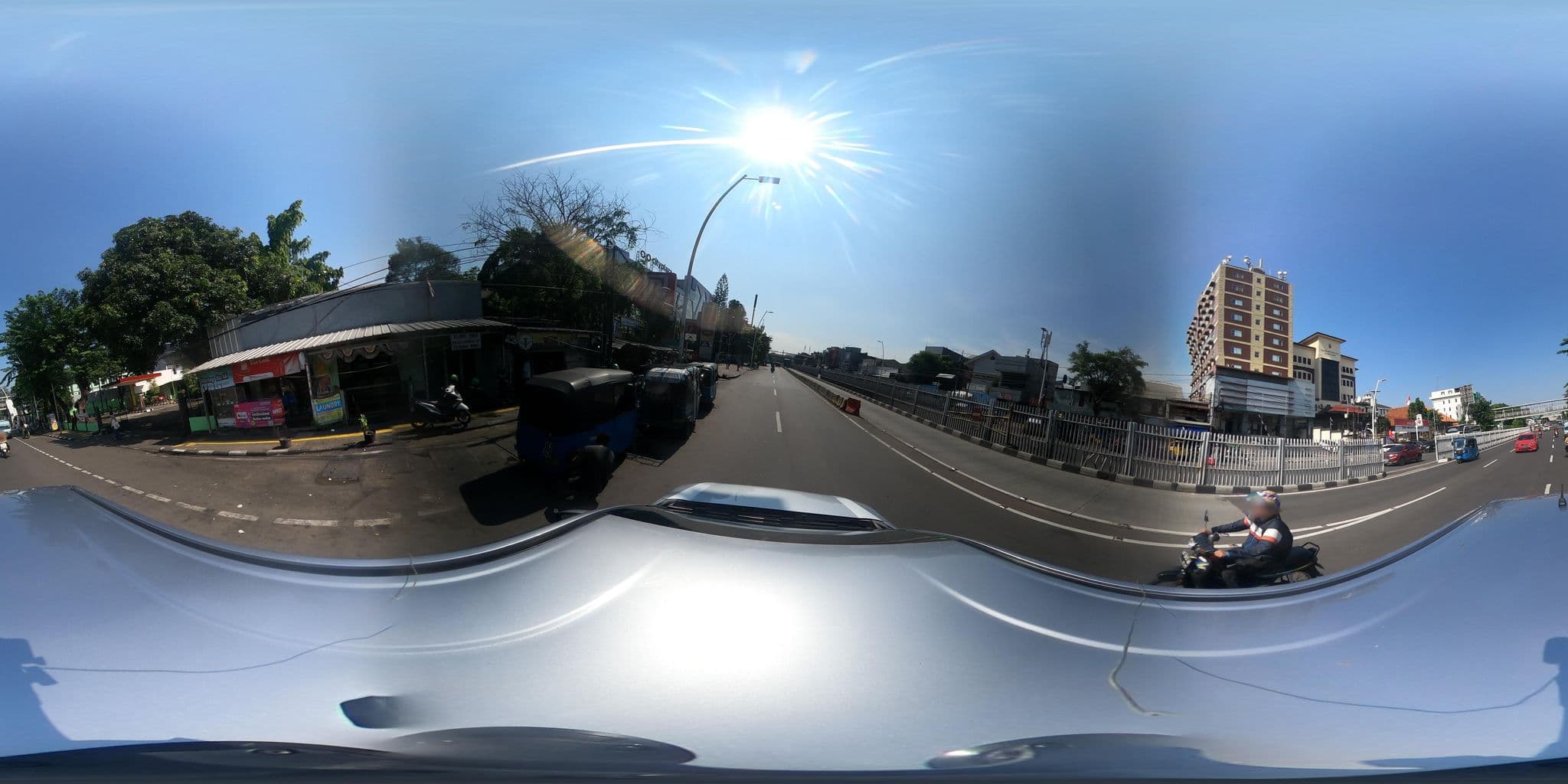 Street view near Hotel Alia Matraman, Jakarta — © Kaart---360 (CC BY-SA · Mapillary)