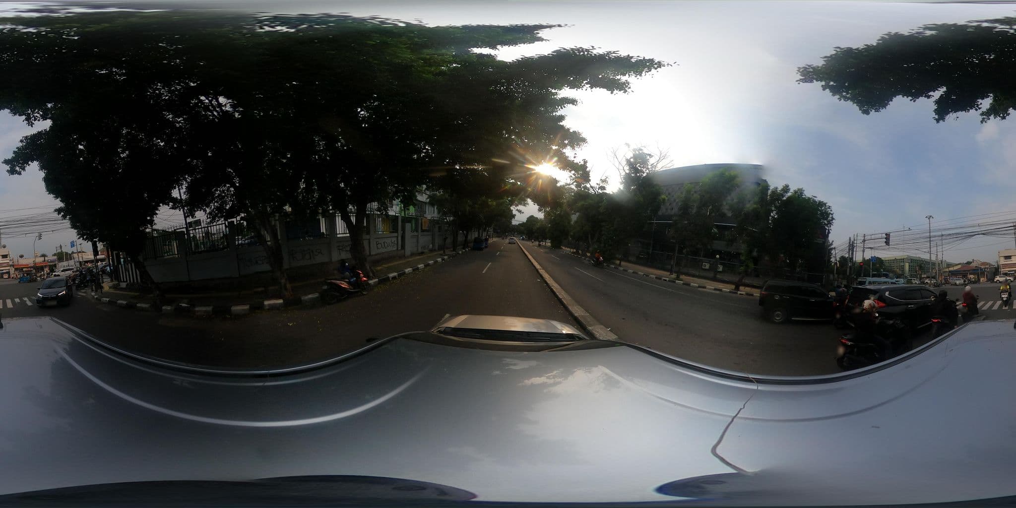 Street view near Hotel Mega Matra, Jakarta — © Kaart---360 (CC BY-SA · Mapillary)
