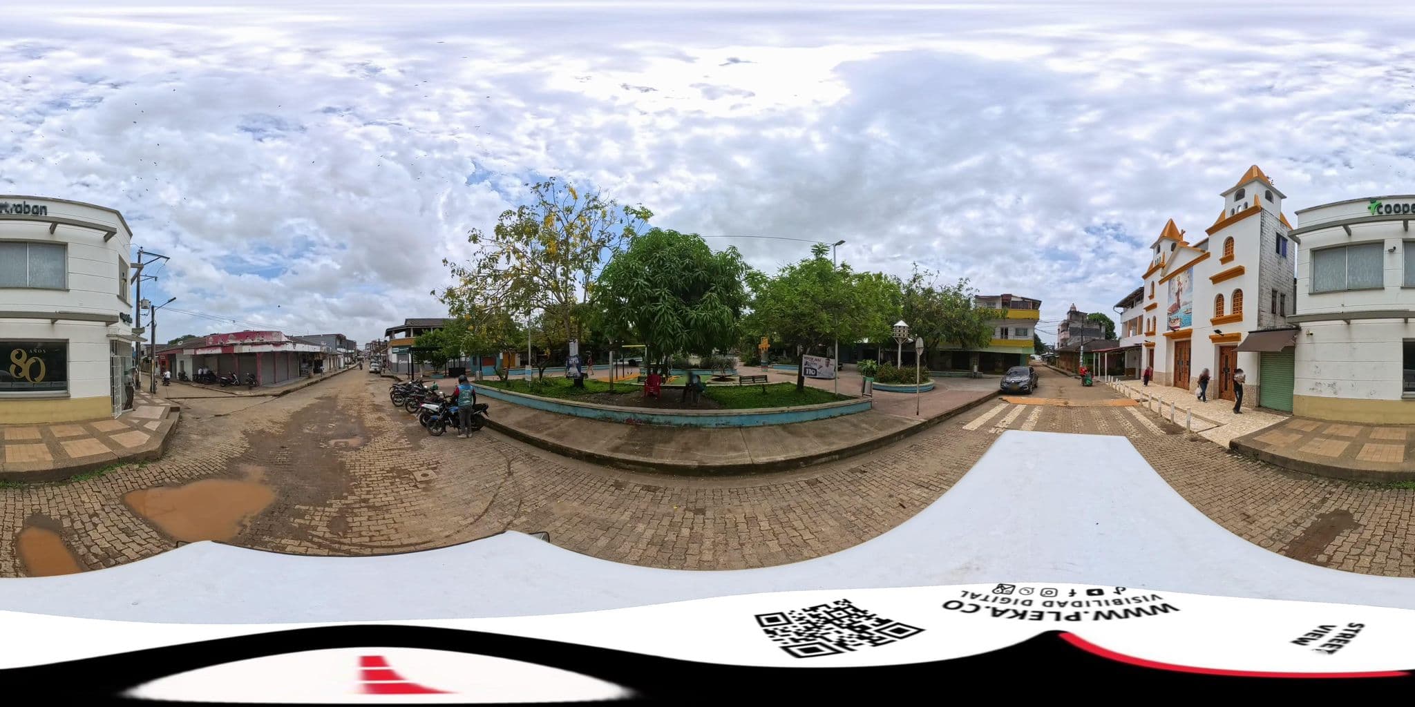 Street view near Hostal Princesa Katia, Necoclí — © Pleka (CC BY-SA · Mapillary)