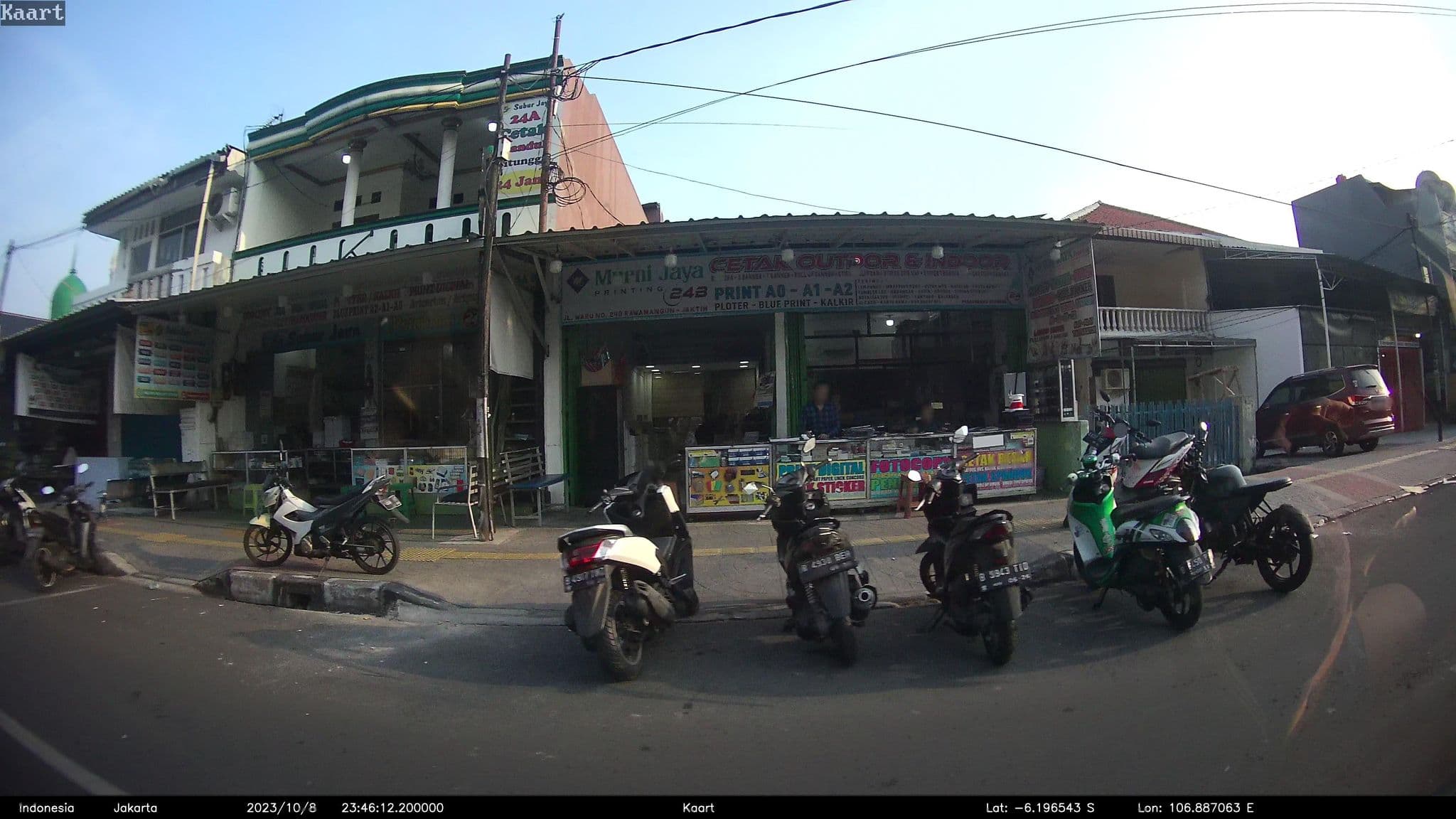 Street view near Arya Duta Hotel, Jakarta — © kaart_2 (CC BY-SA · Mapillary)