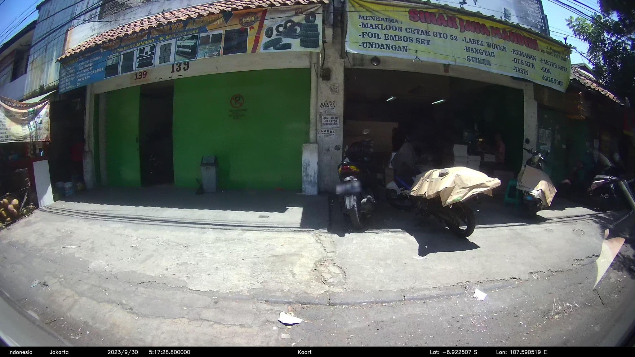 Street view near Karang Setra Hotel, Bandung — © kaart_2 (CC BY-SA · Mapillary)