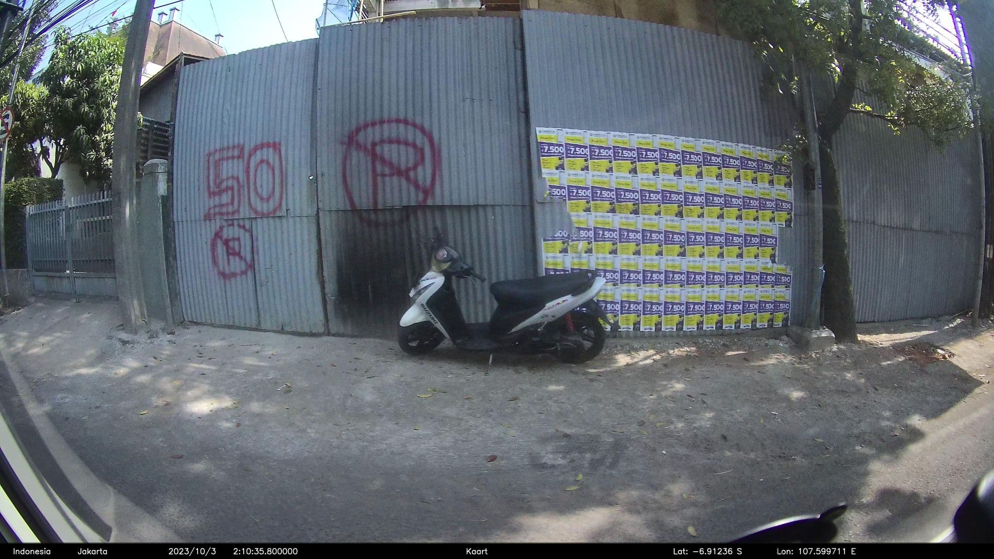 Street view near alien space, Bandung — © kaart5 (CC BY-SA · Mapillary)