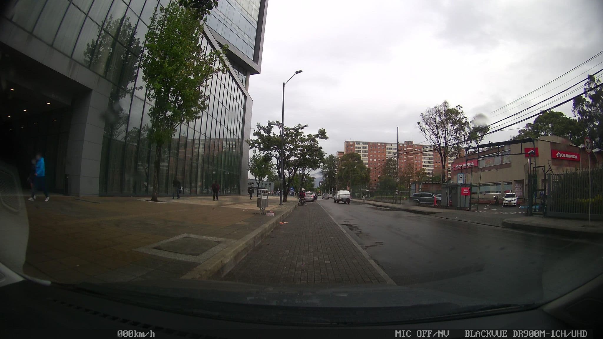 Street view near Hilton Corferias, Bogotá