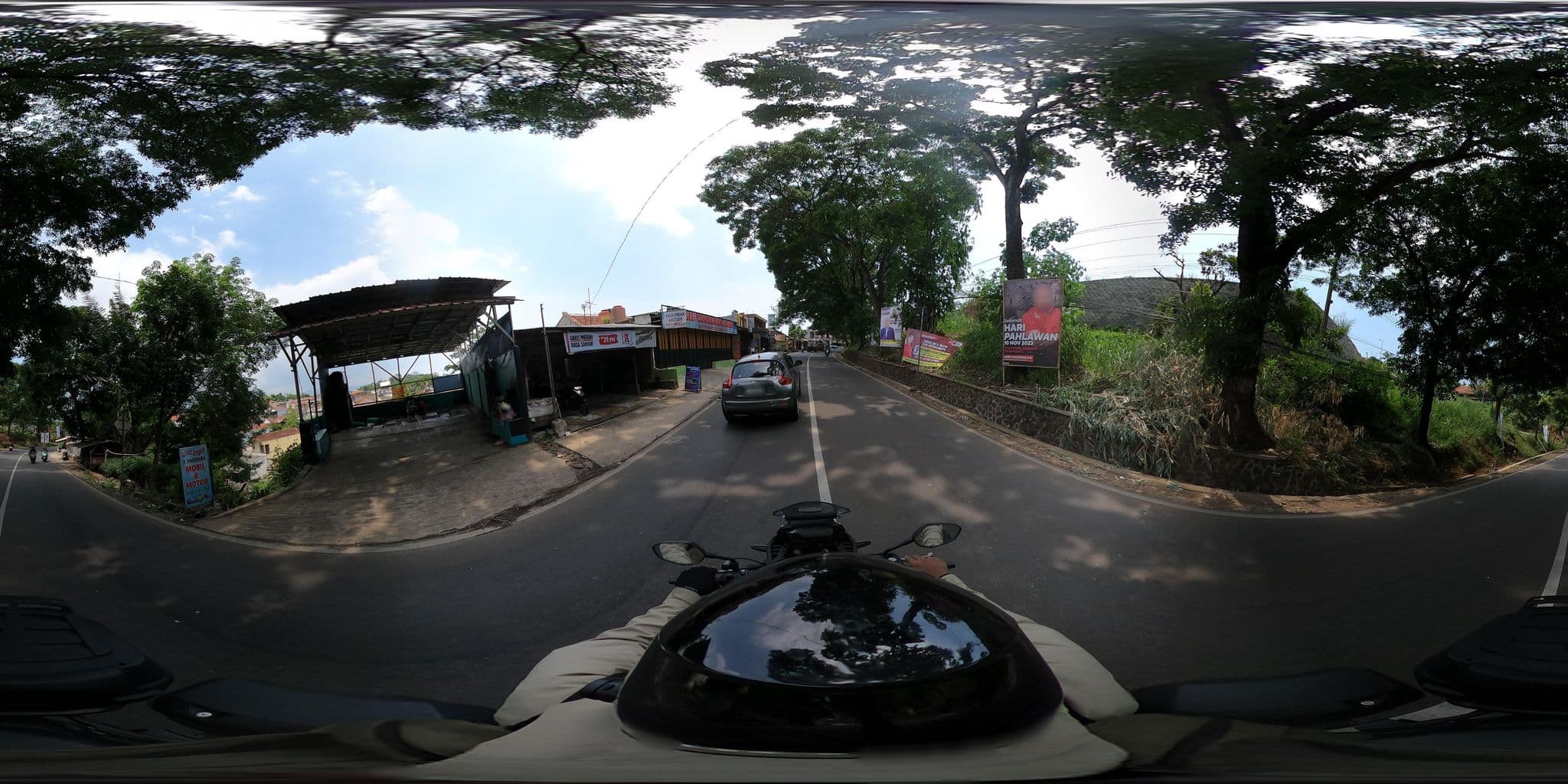 Street view near Nyiur Beach Hotel Pangandaran, Cianjur — © Kaart_Local (CC BY-SA · Mapillary)