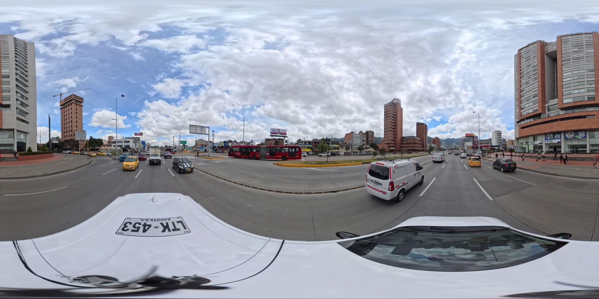 Street view near Hotel Urban Royal, Bogotá