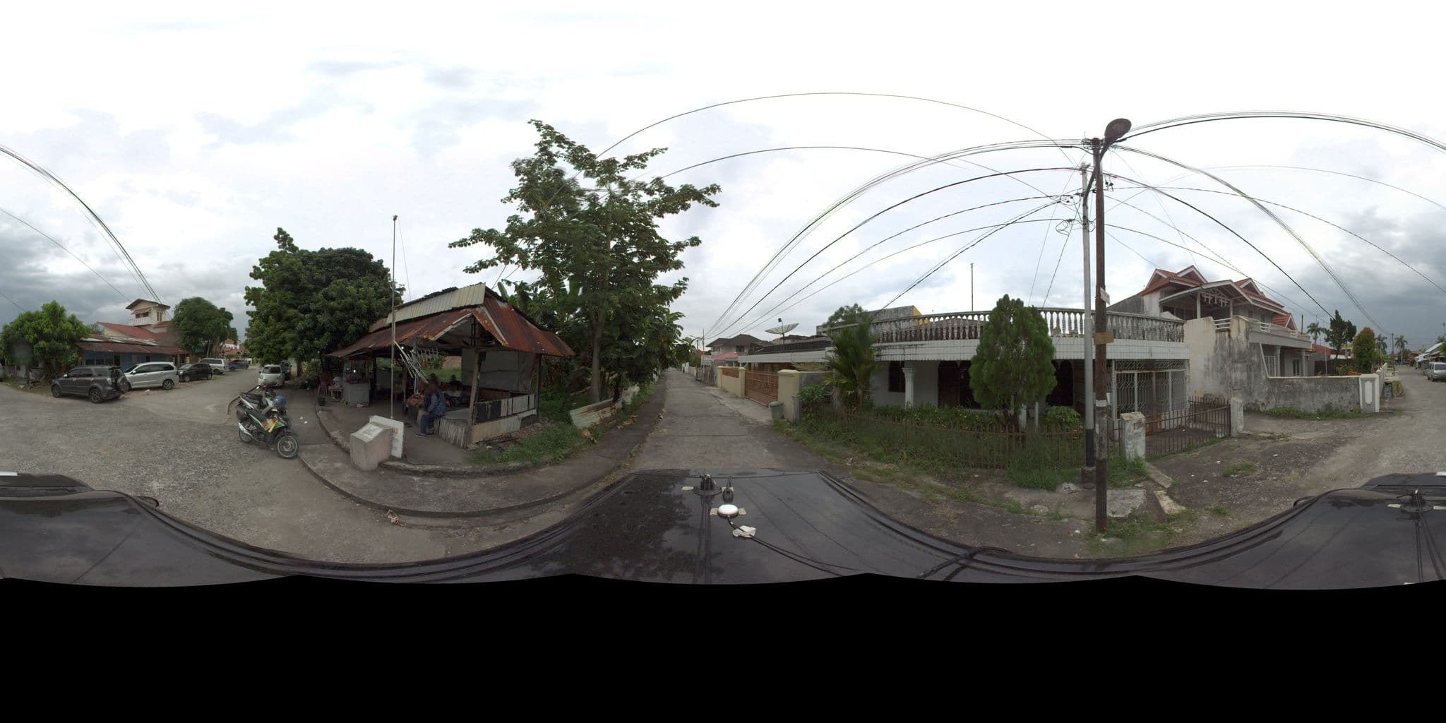 Street view near Pangeran Room, Pangeran Beach Hotel, Padang — © sarahantos (CC BY-SA · Mapillary)