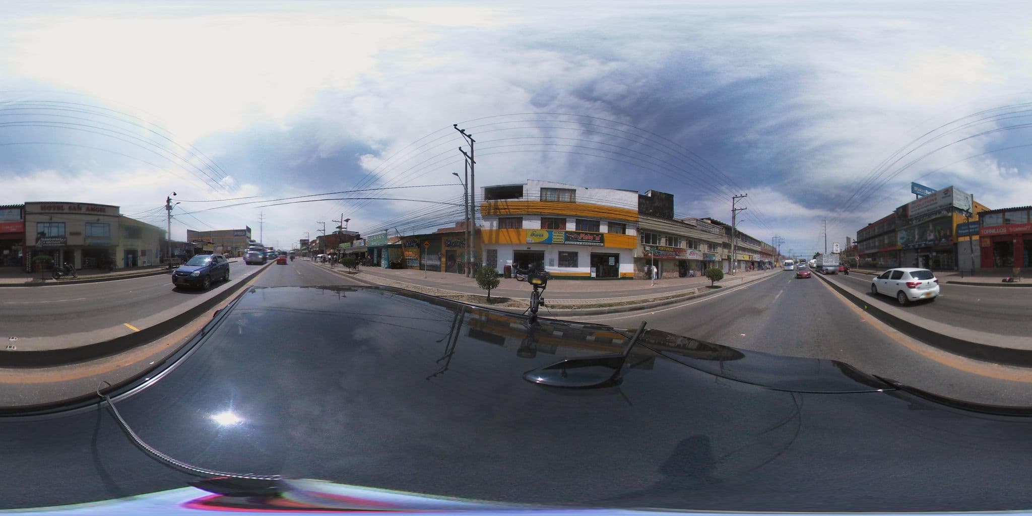 Street view near Hotel San Angel, Funza — © angoca (CC BY-SA · Mapillary)