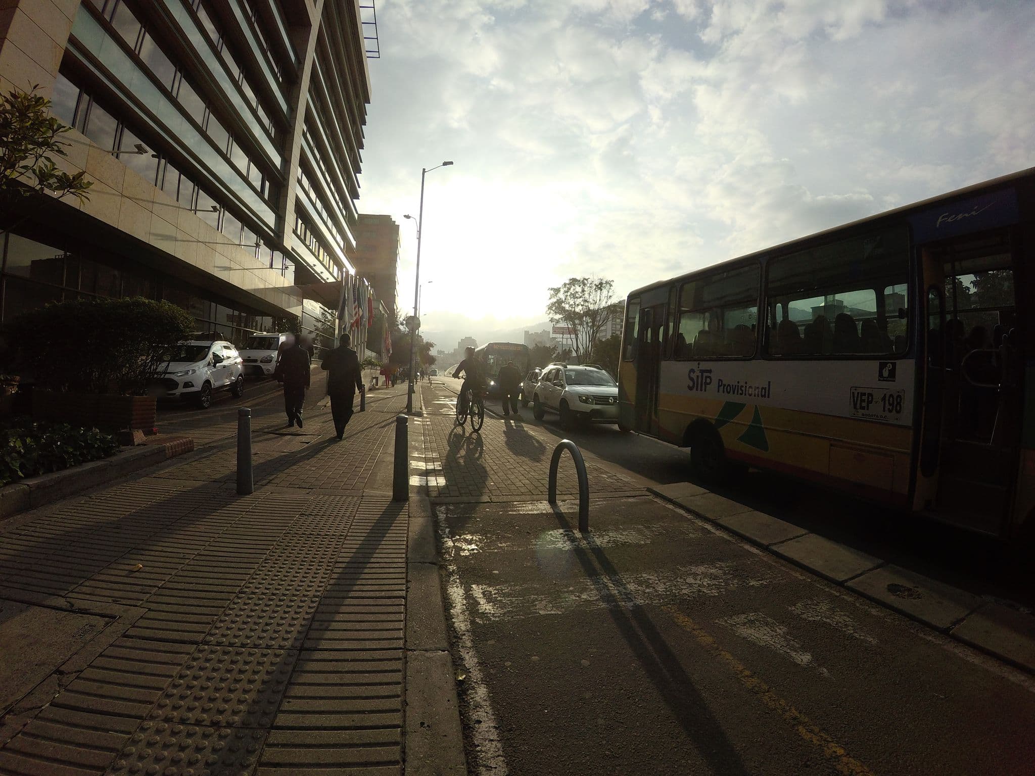Street view near Bogota Plaza, Barrio San Luis