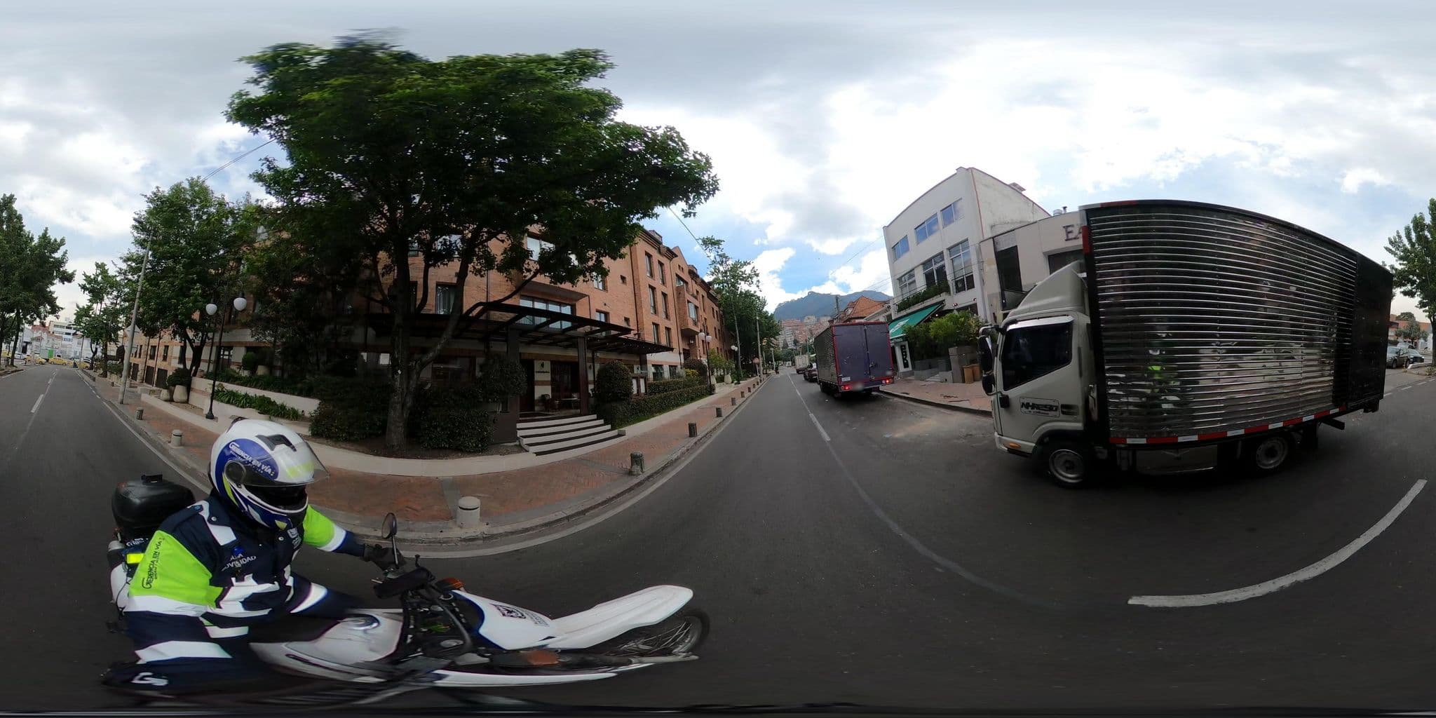 Street view near Four Seasons Hotel Casa Medina Bogota, Barrio San Luis