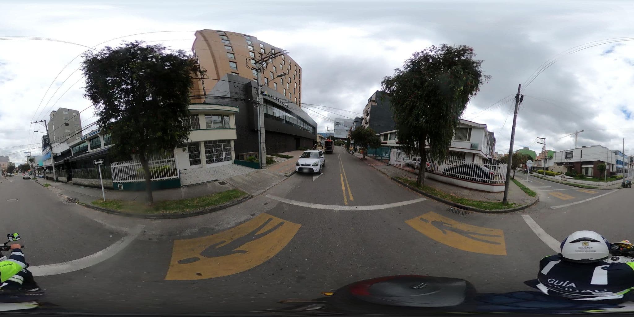 Street view near Blue House, Bogotá